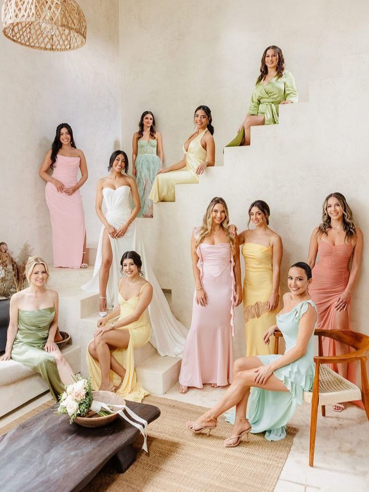 Choosing the Perfect Color for Bridesmaids' Dresses Choosing the Perfect Color for Bridesmaids' Dresses photo