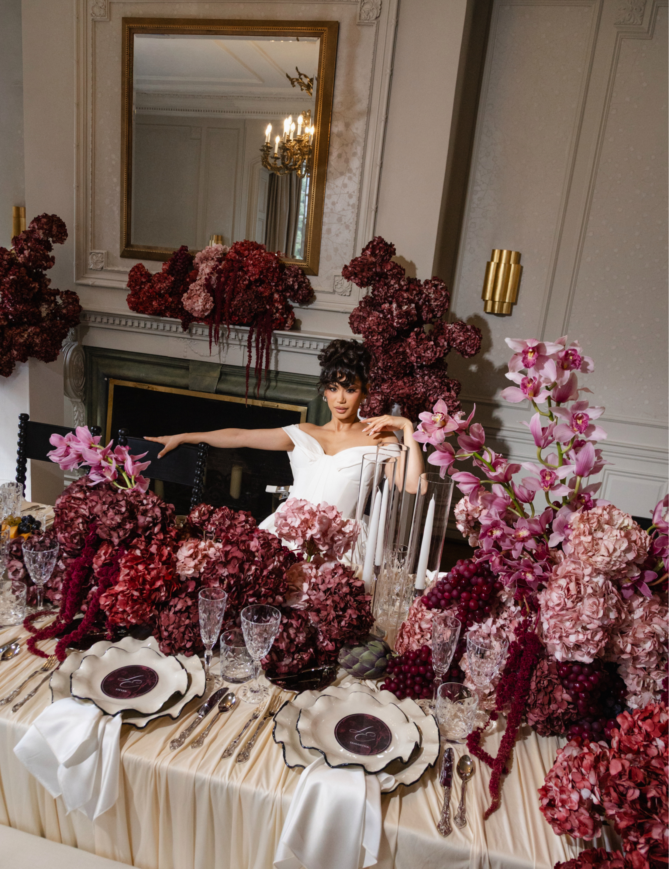 Moody Romance: Styled Shoot at Graydon Hall Manor by Petals and Pearls photo