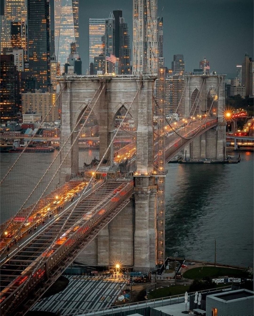 Skyline Views from the Brooklyn Bridge