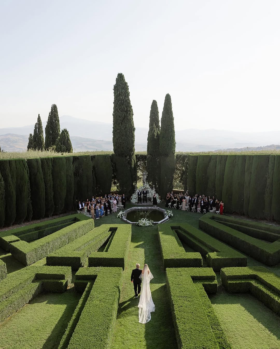 Iconic Cypress-Lined Avenues
