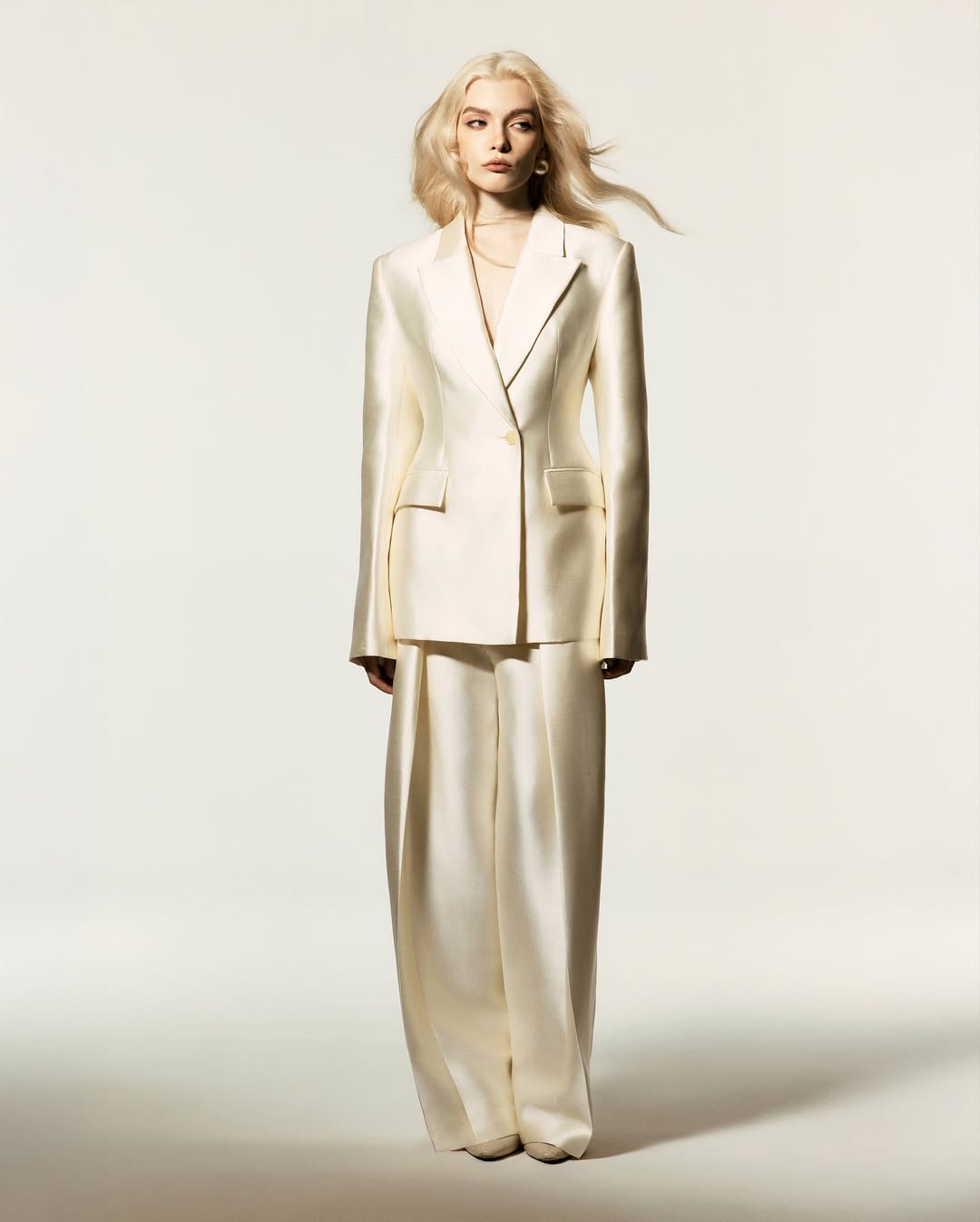 White Wedding Suits for 2026 Brides  photo