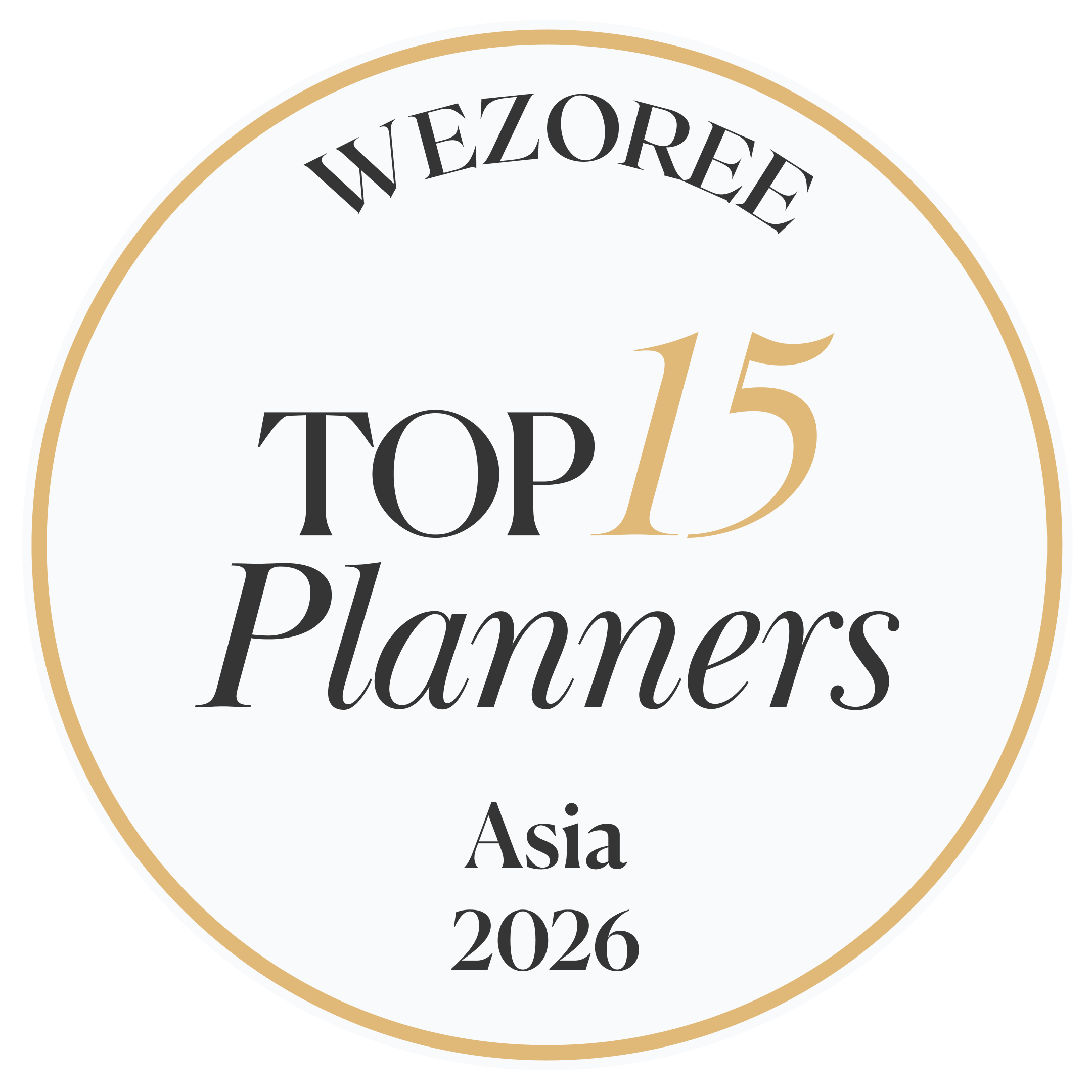 Planner Chic & Co Best Wedding Planners in Asia 2026 award