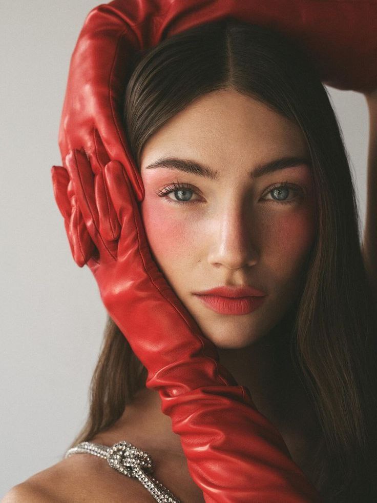Red Lips Wedding Makeup: Bold & Elegant Red Lips Wedding Makeup: Bold & Elegant photo