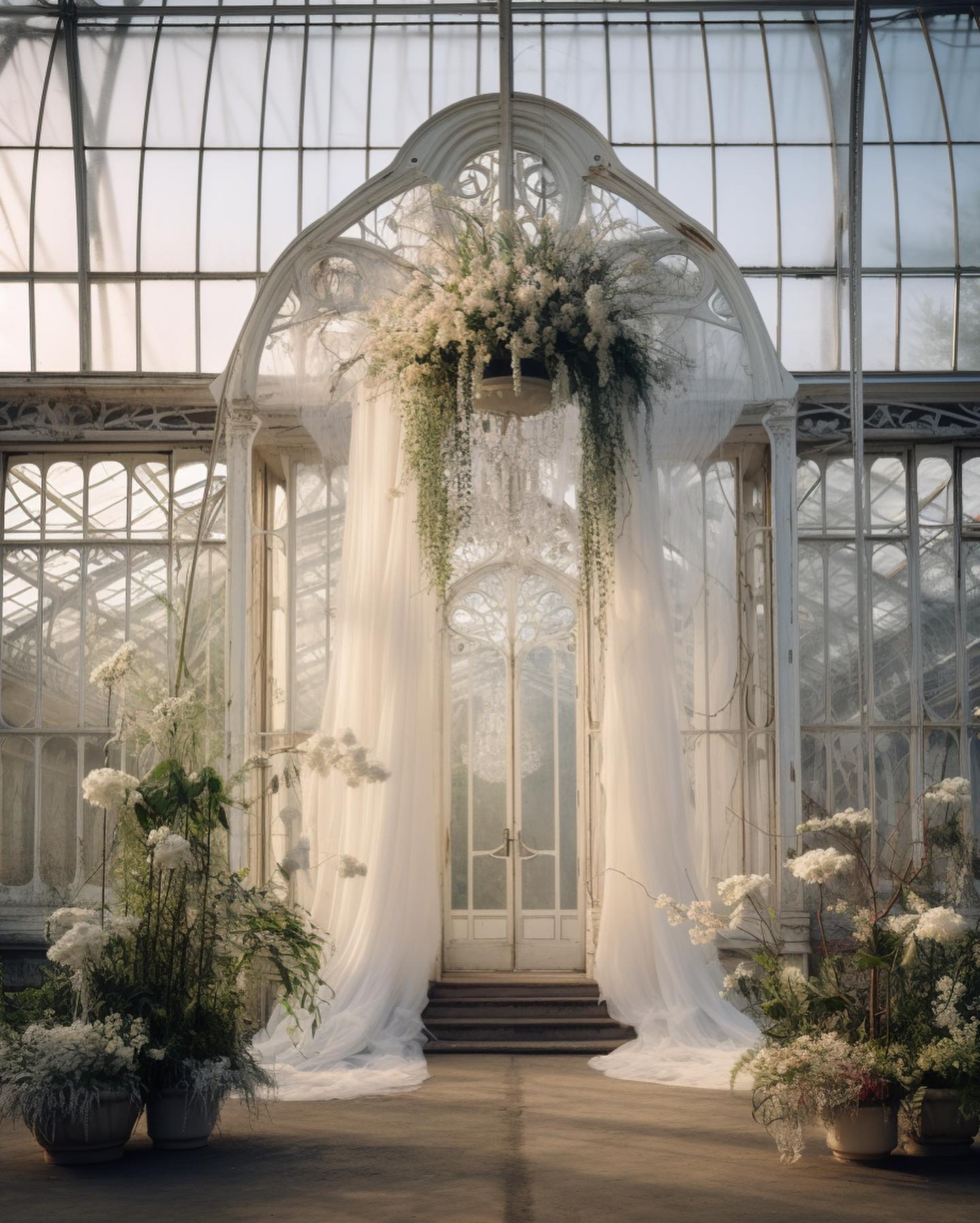 Draped Fabric: New Trend in Wedding Decor Draped Fabric: New Trend in Wedding Decor photo