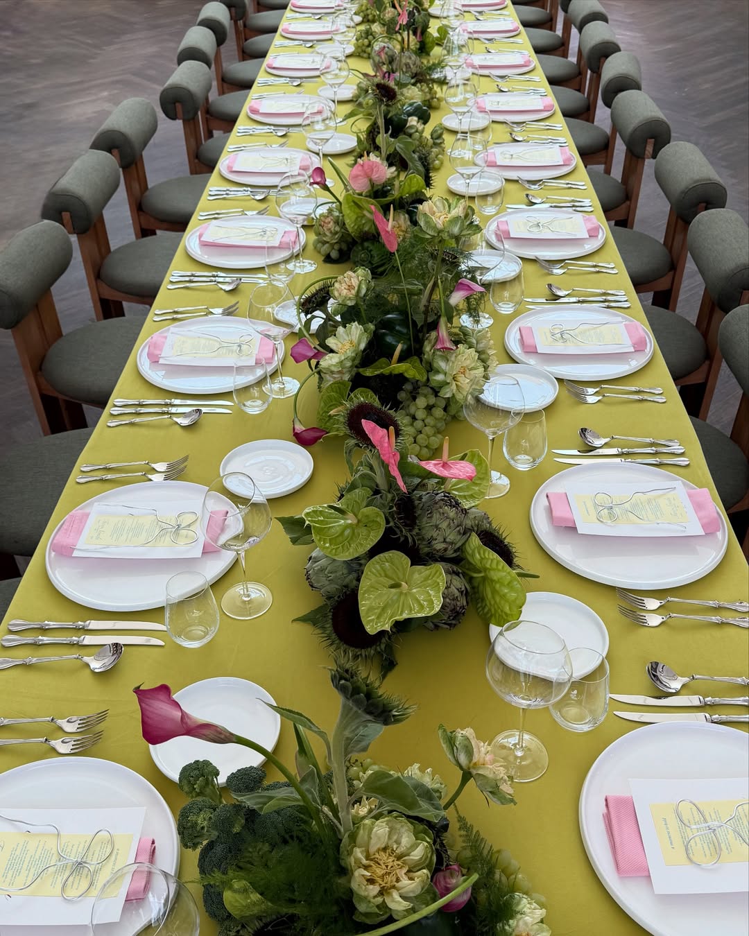 Pistachio & Pink Wedding Color Palette As a 2026 Trend photo