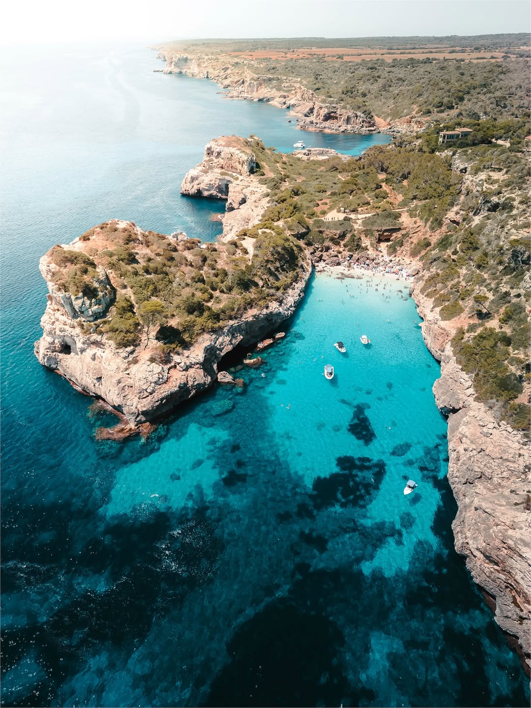 Coastal Cliffs and Turquoise Waters