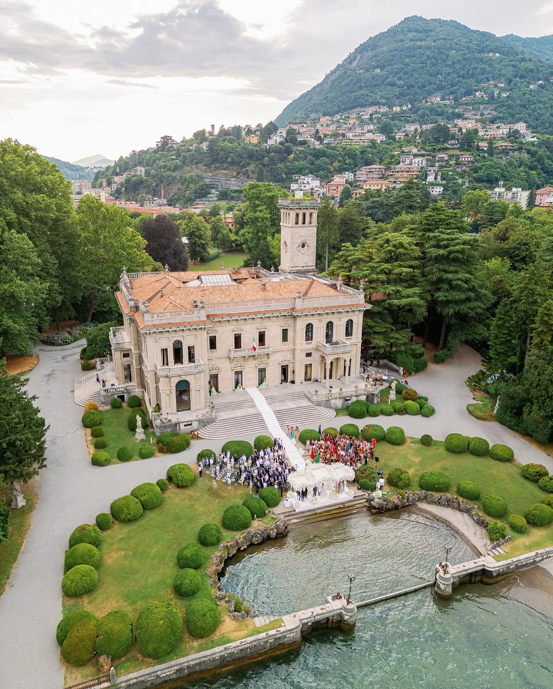 The Timeless Romance of a Wedding at Villa Erba photo