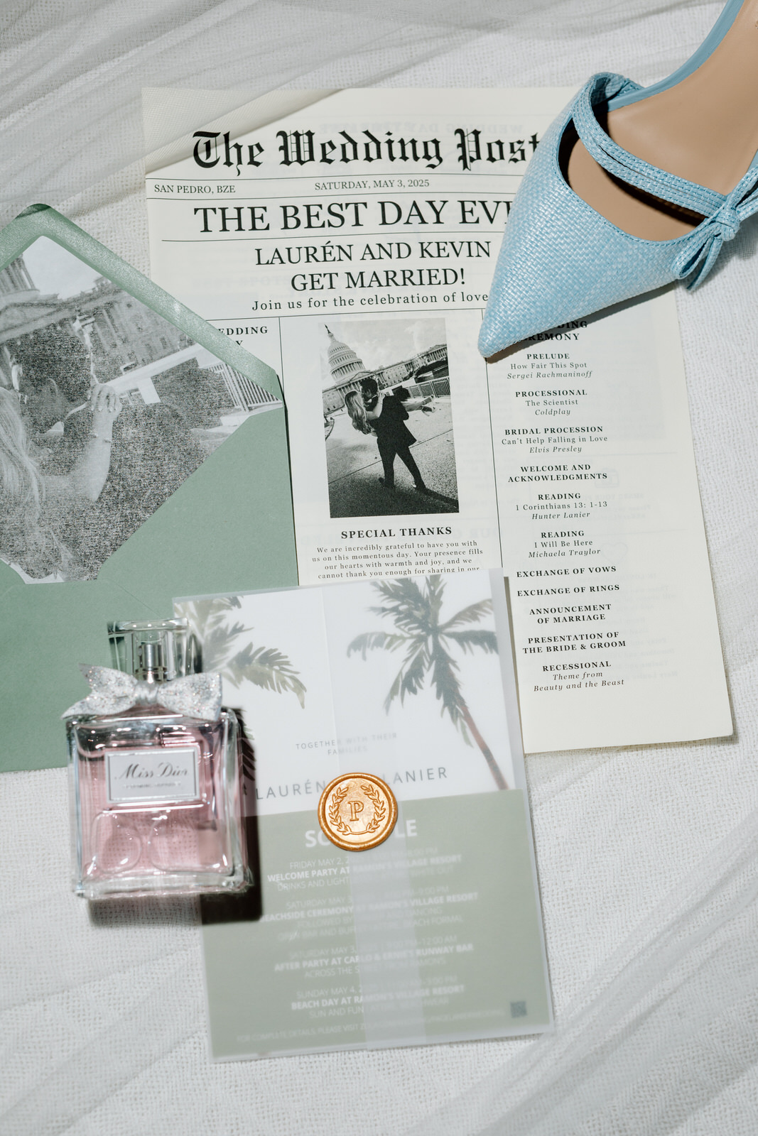 Expert Tips for Stunning Wedding Day Flat Lays and Detail Shots photo