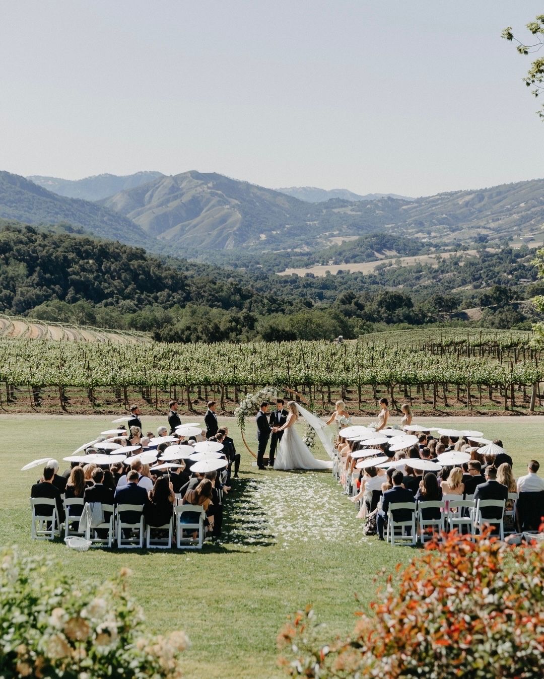 Romantic Vineyard Weddings in California's Wine Country Romantic Vineyard Weddings in California's Wine Country photo