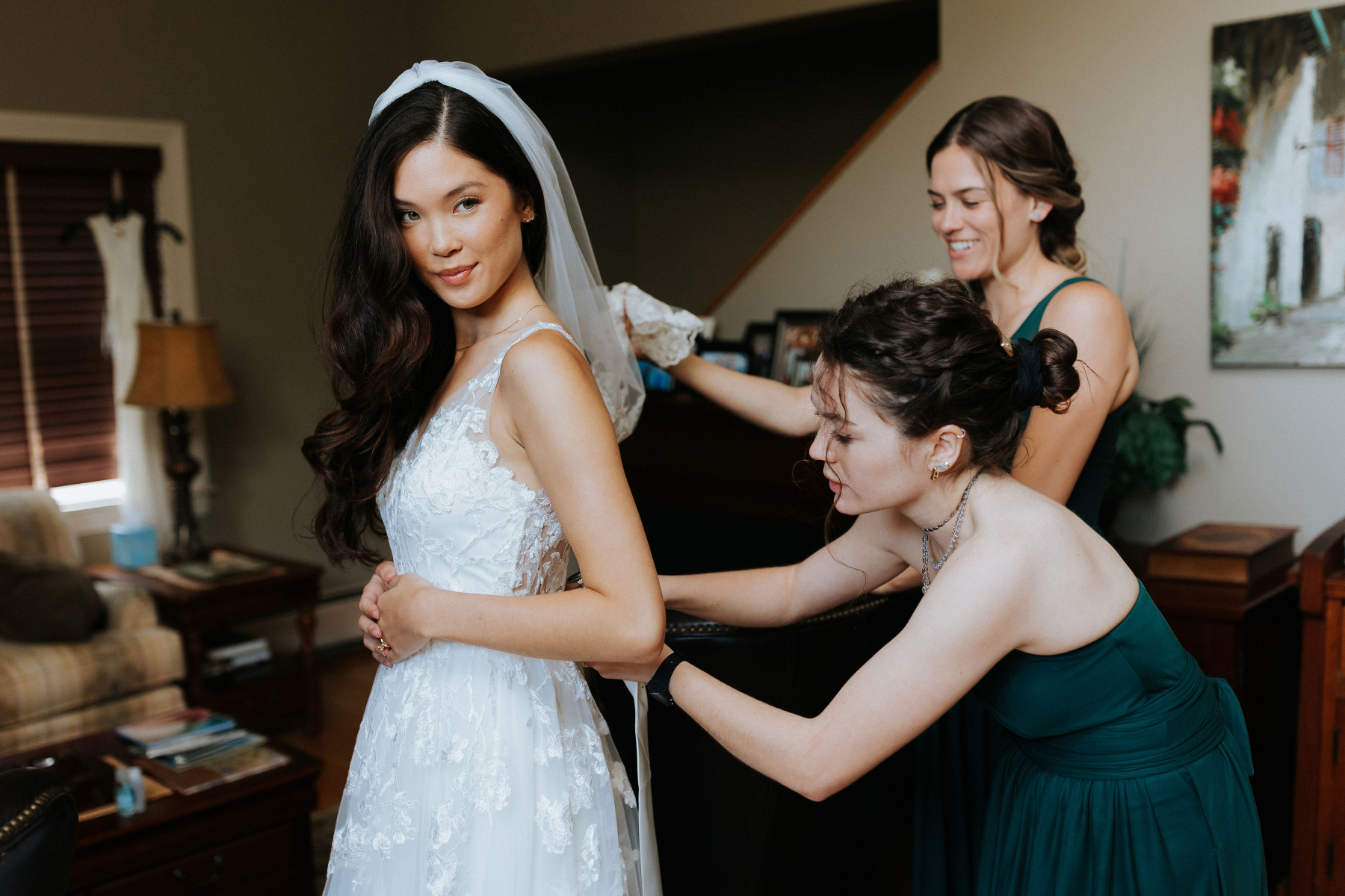 A Harmonious Blend of Love and Beauty: Kati and Isaiah's Wedding Day at the Towers photo