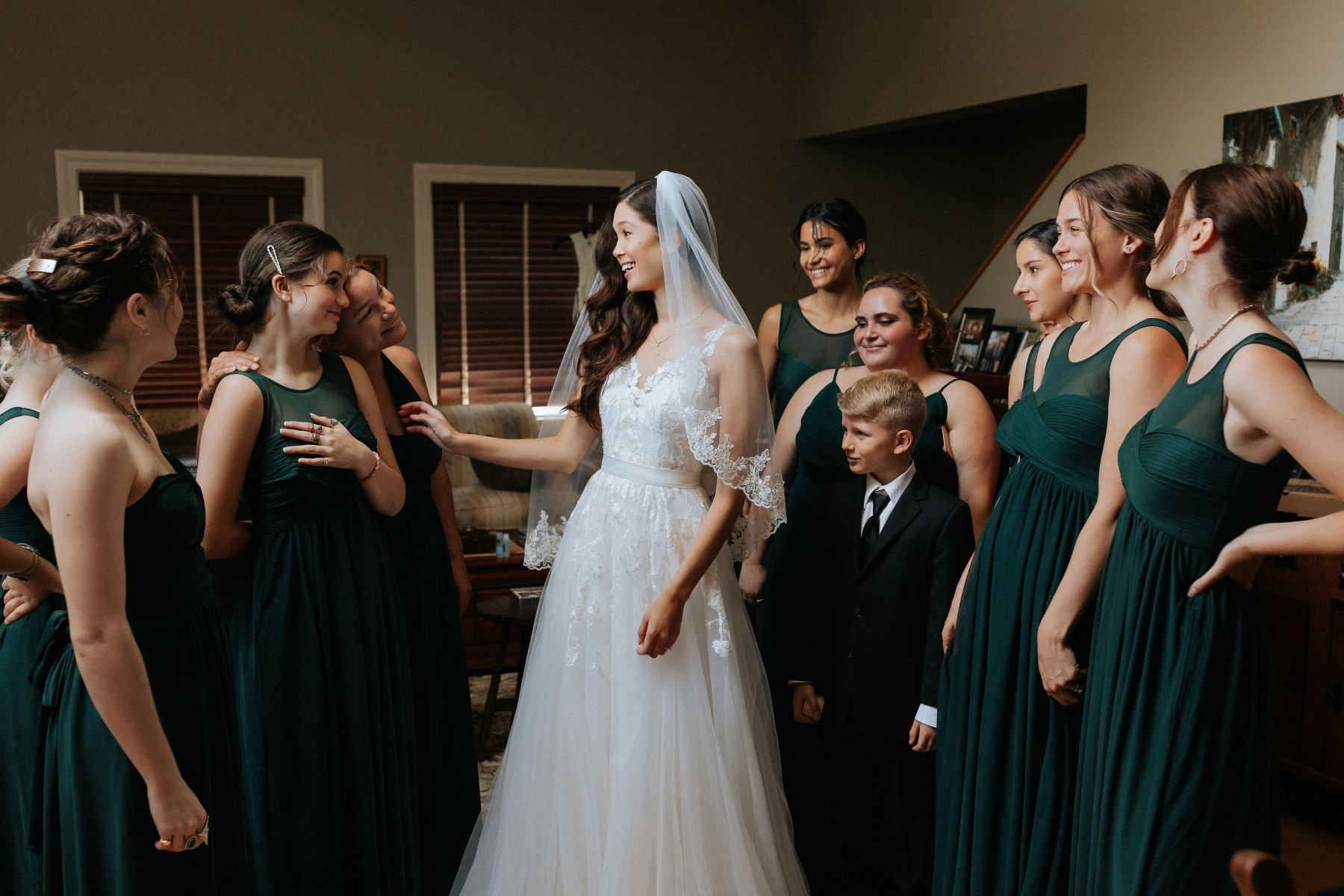 A Harmonious Blend of Love and Beauty: Kati and Isaiah's Wedding Day at the Towers photo