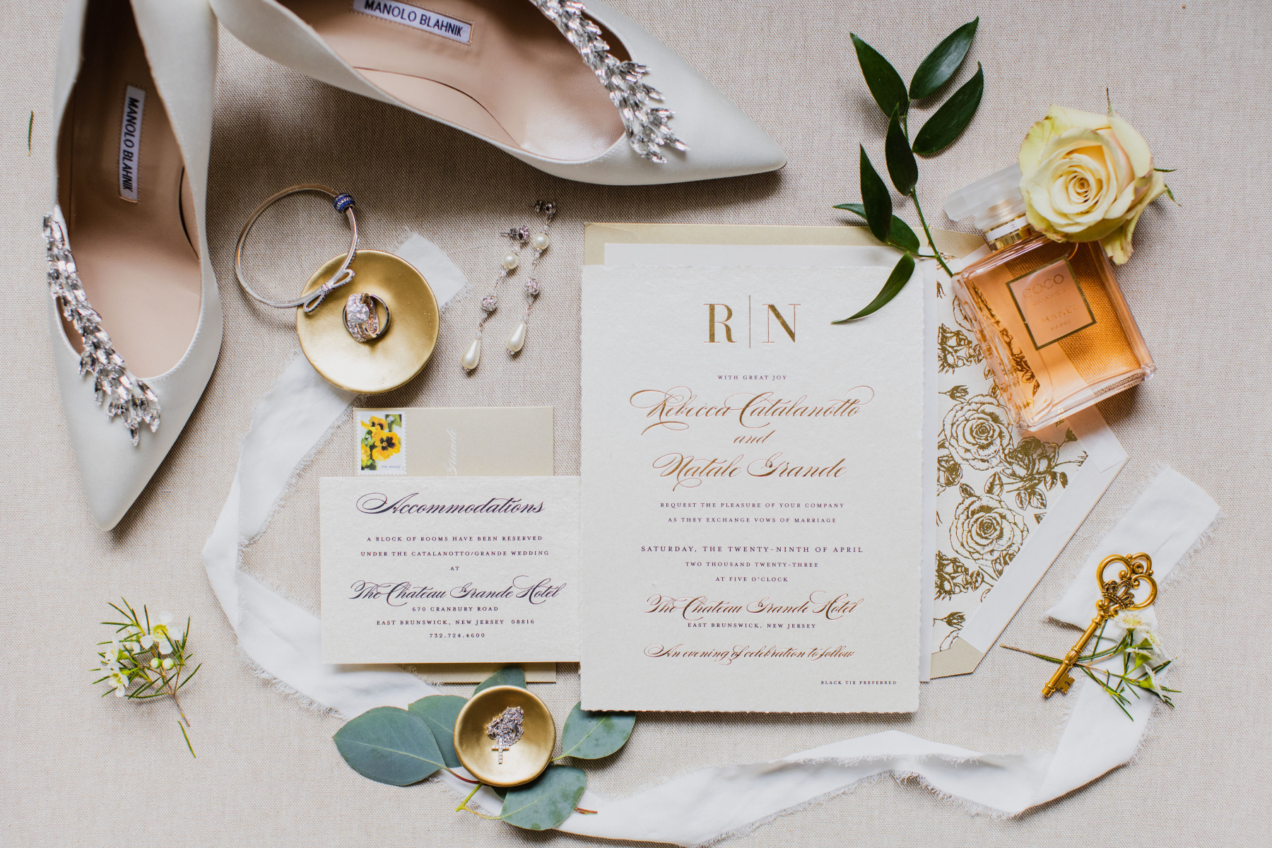 Rebecca &amp; Natale: A Timeless Love at Chateau Grande - A Tale of Family Bonds and New York Charm photo