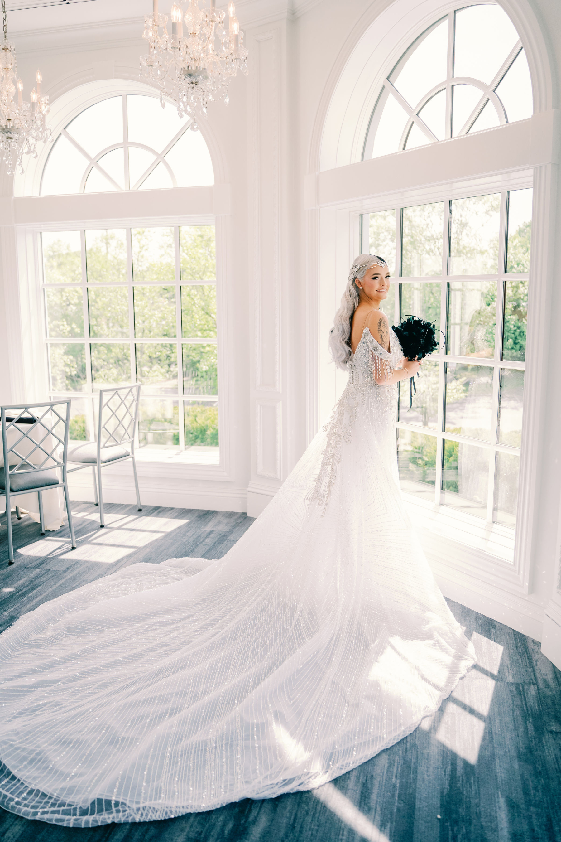 Roaring Romance: Lisamarie &amp; James' Gatsby-Inspired Wedding at Addison Park  photo