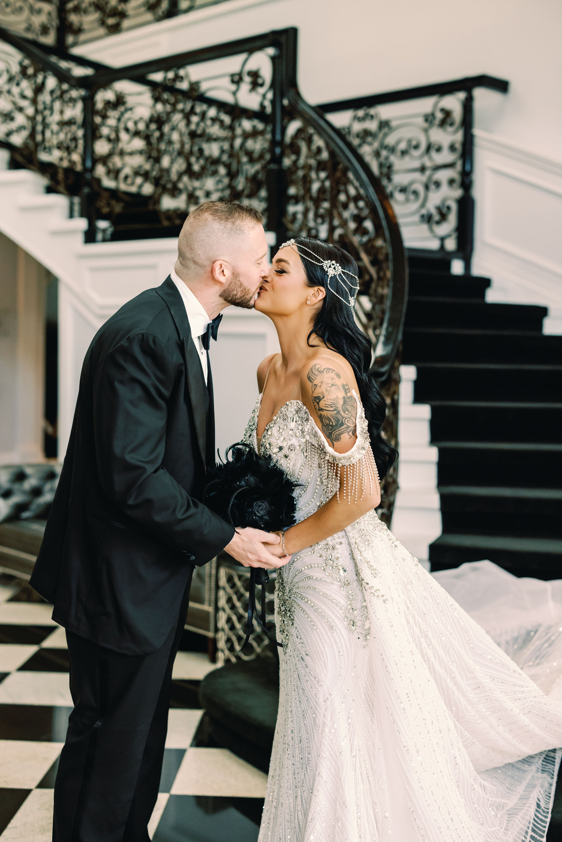 Roaring Romance: Lisamarie &amp; James' Gatsby-Inspired Wedding at Addison Park  photo
