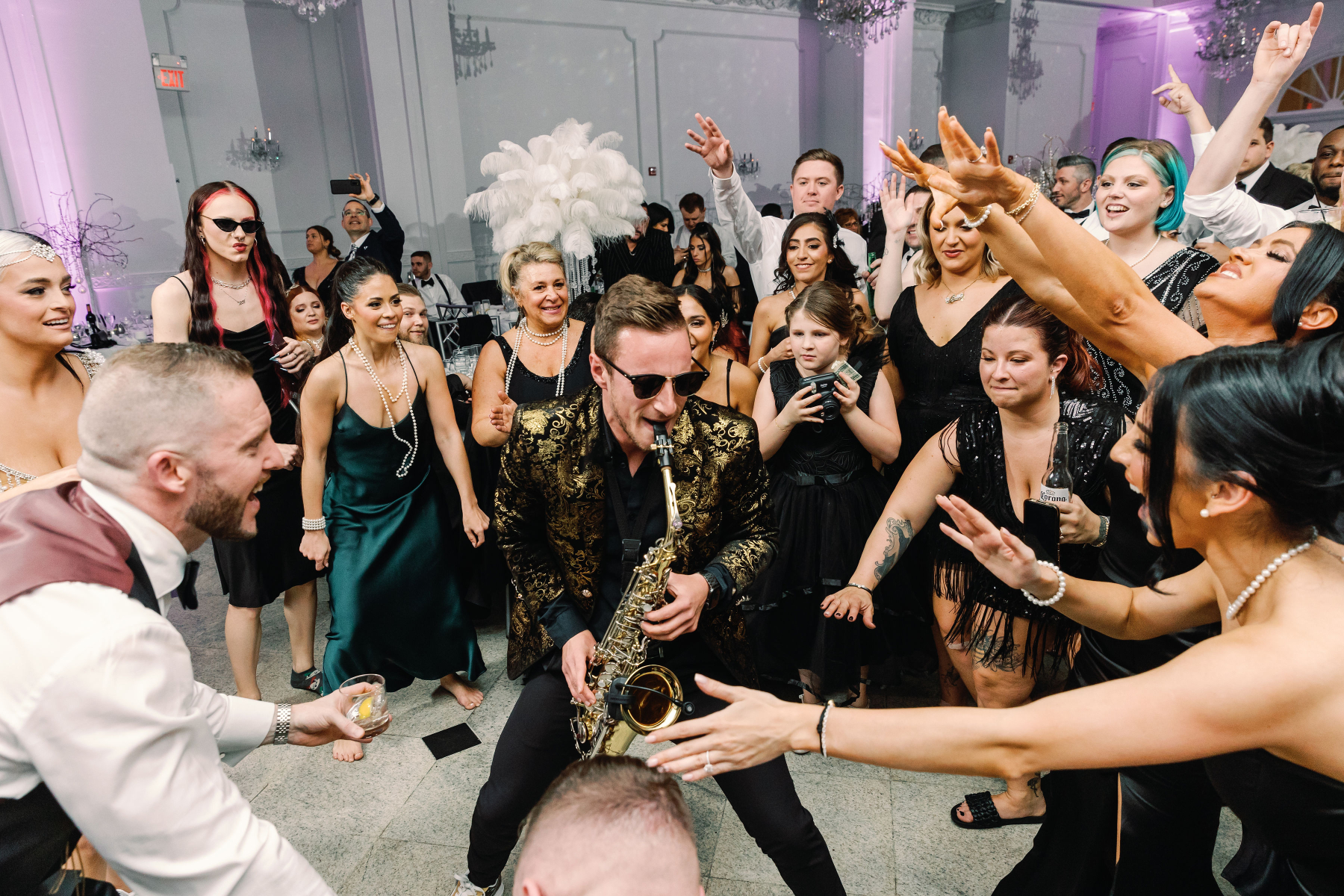 Roaring Romance: Lisamarie &amp; James' Gatsby-Inspired Wedding at Addison Park  photo