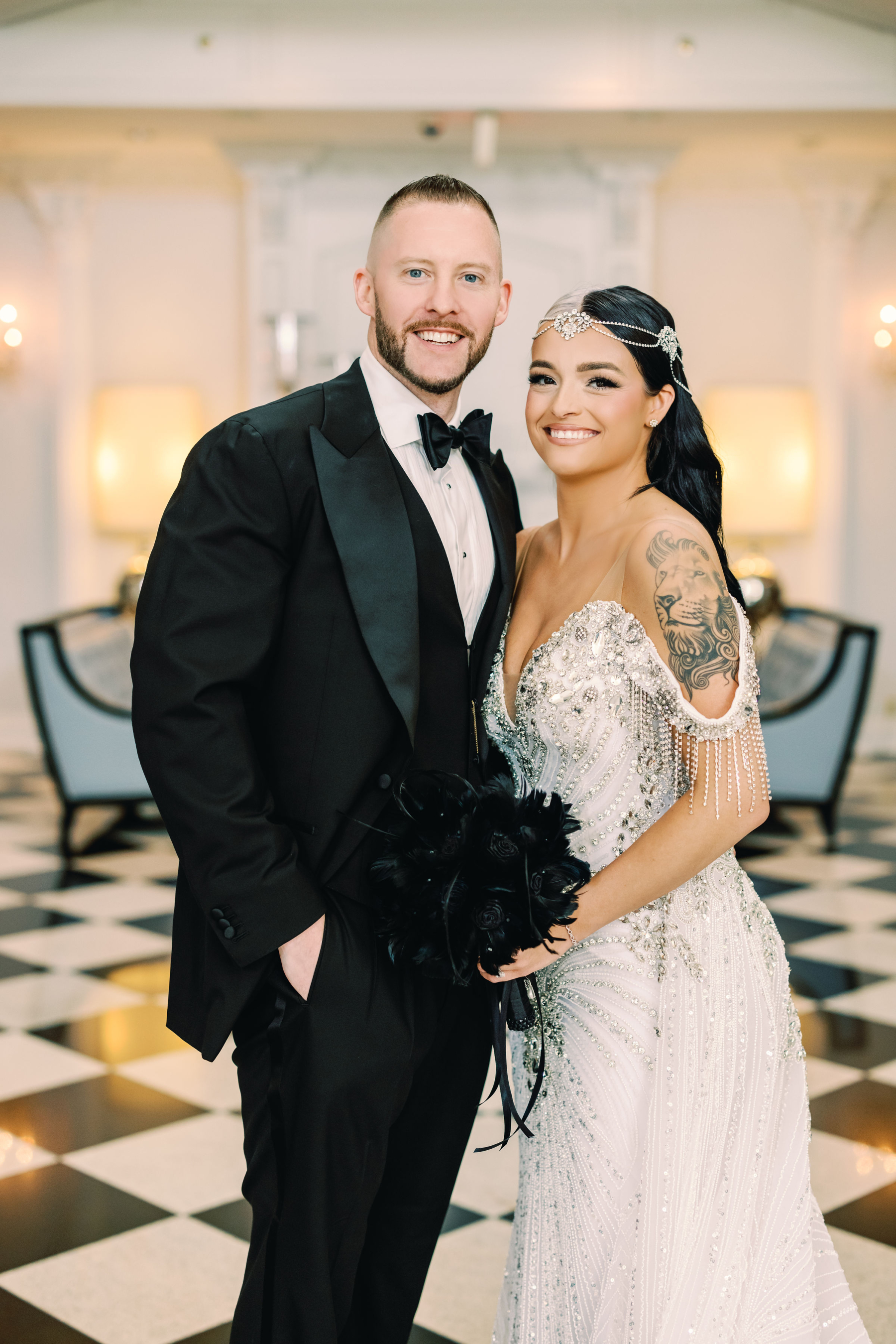 Roaring Romance: Lisamarie &amp; James' Gatsby-Inspired Wedding at Addison Park  photo