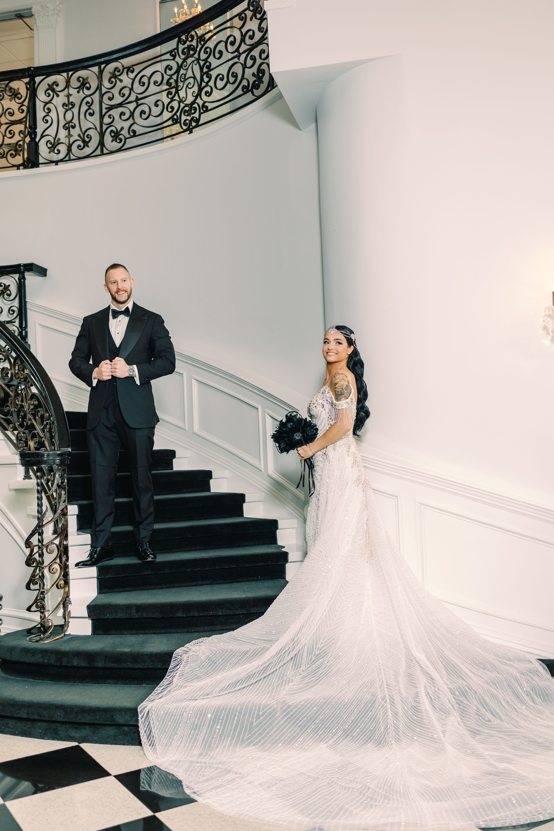 Roaring Romance: Lisamarie &amp; James' Gatsby-Inspired Wedding at Addison Park  photo