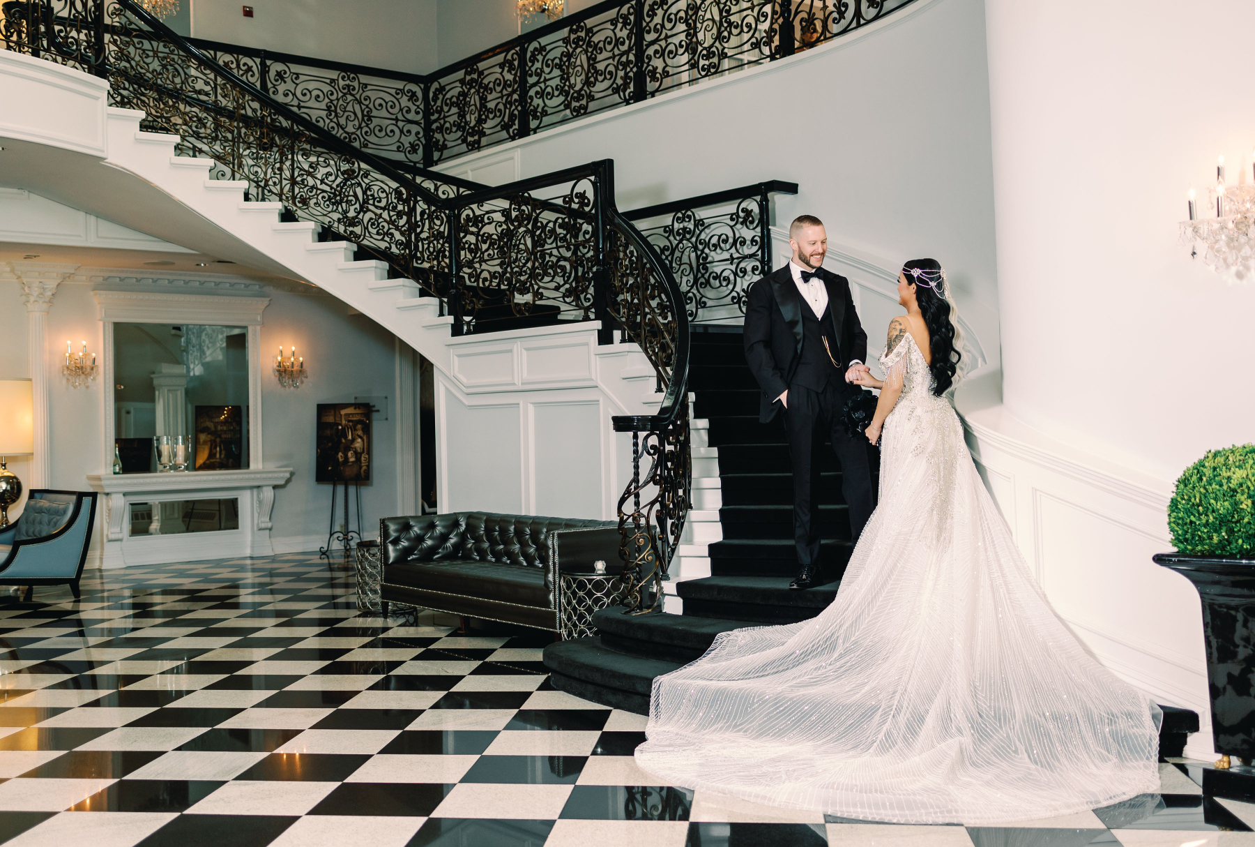 Roaring Romance: Lisamarie &amp; James' Gatsby-Inspired Wedding at Addison Park  photo