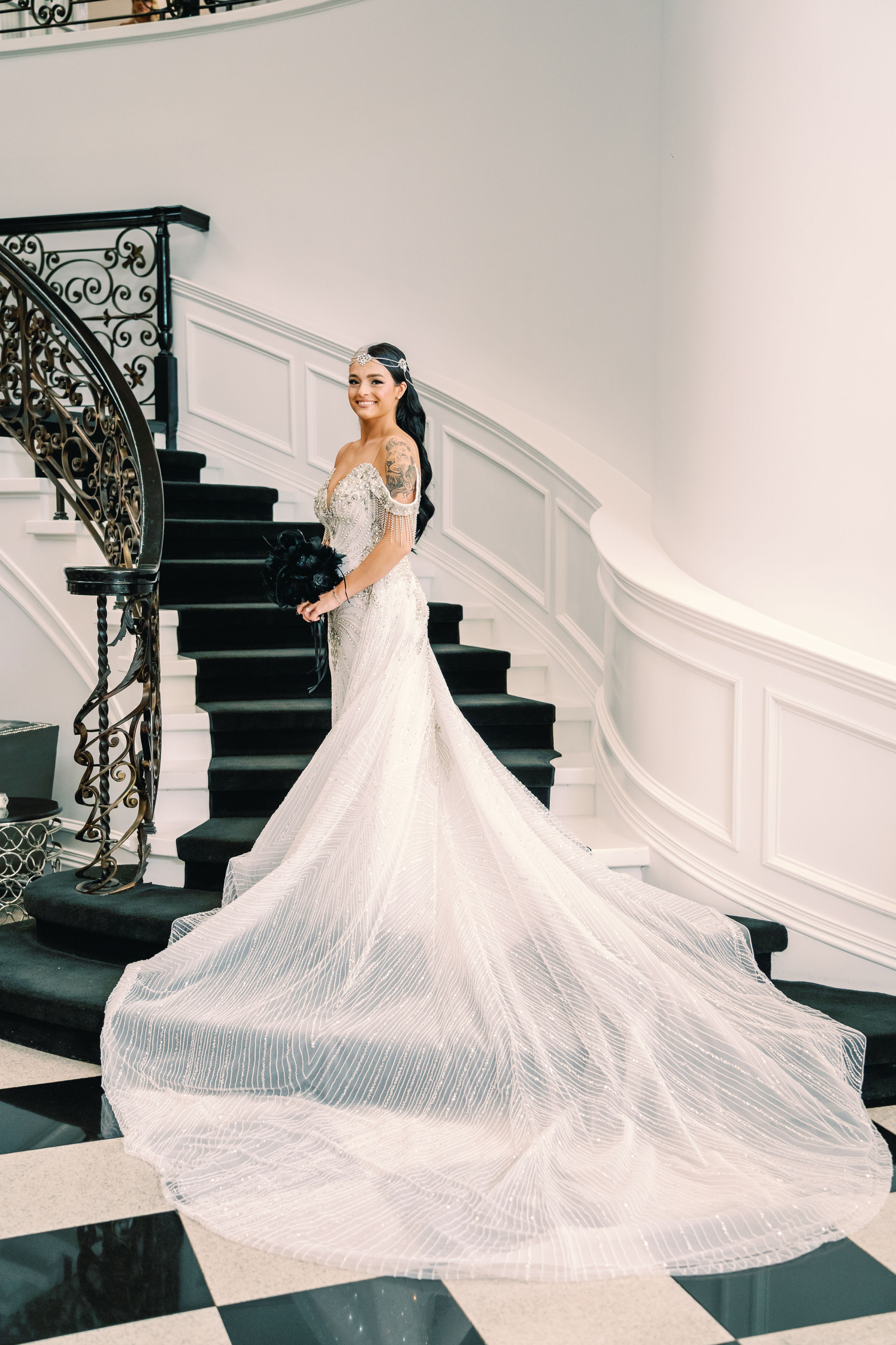 Roaring Romance: Lisamarie &amp; James' Gatsby-Inspired Wedding at Addison Park  photo