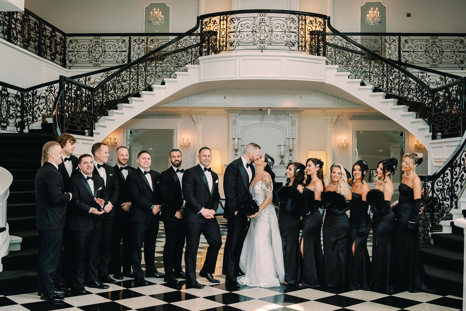 Roaring Romance: Lisamarie &amp; James' Gatsby-Inspired Wedding at Addison Park  photo