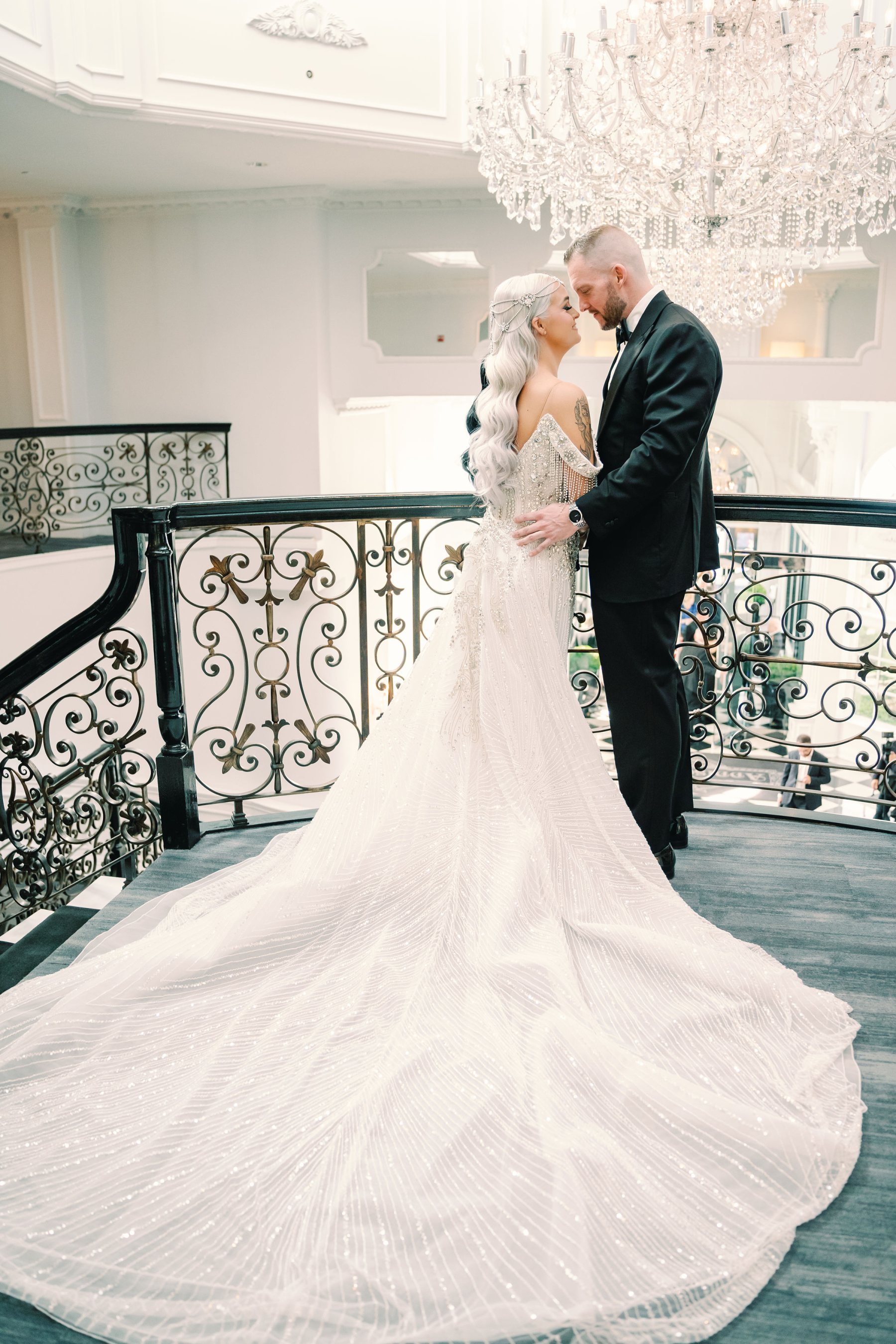 Roaring Romance: Lisamarie &amp; James' Gatsby-Inspired Wedding at Addison Park  photo