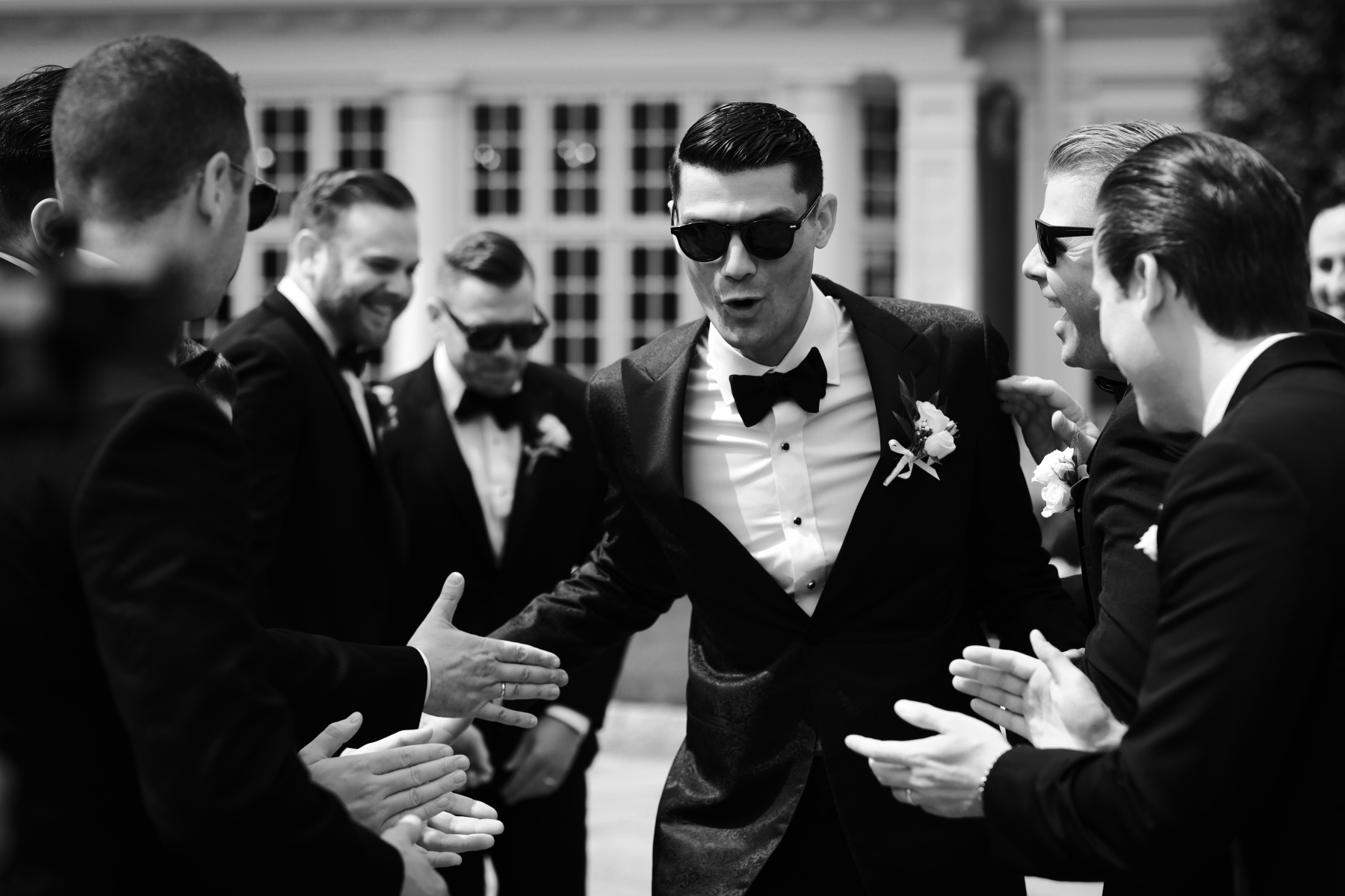 A Decade of Love Celebrated: Samantha and Michael's Grand Wedding at the Shadowbrook at Shrewsbury photo