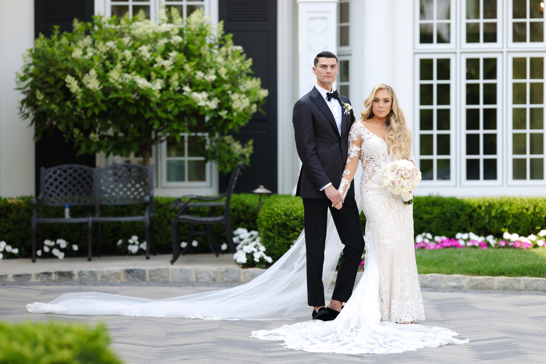 A Decade of Love Celebrated: Samantha and Michael's Grand Wedding at the Shadowbrook at Shrewsbury photo
