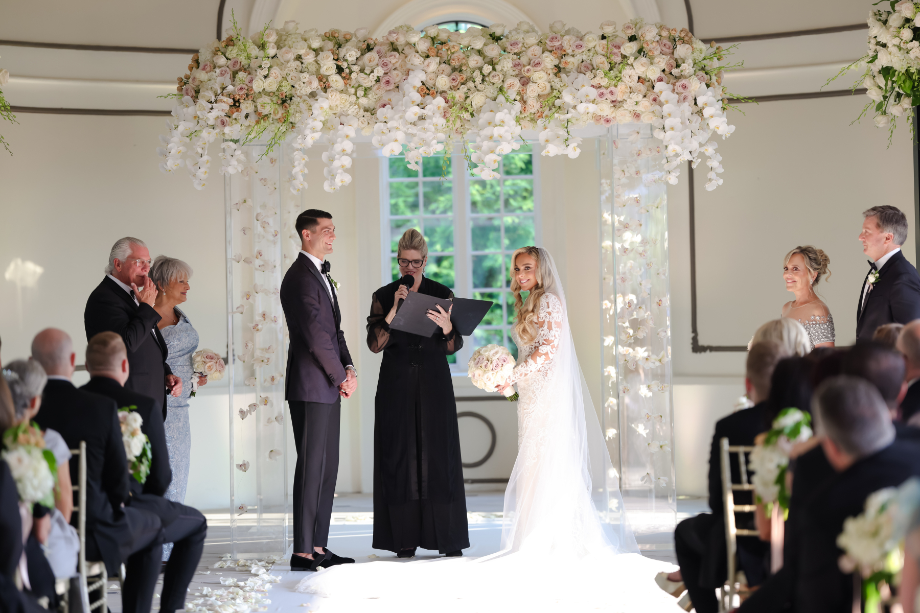 A Decade of Love Celebrated: Samantha and Michael's Grand Wedding at the Shadowbrook at Shrewsbury photo