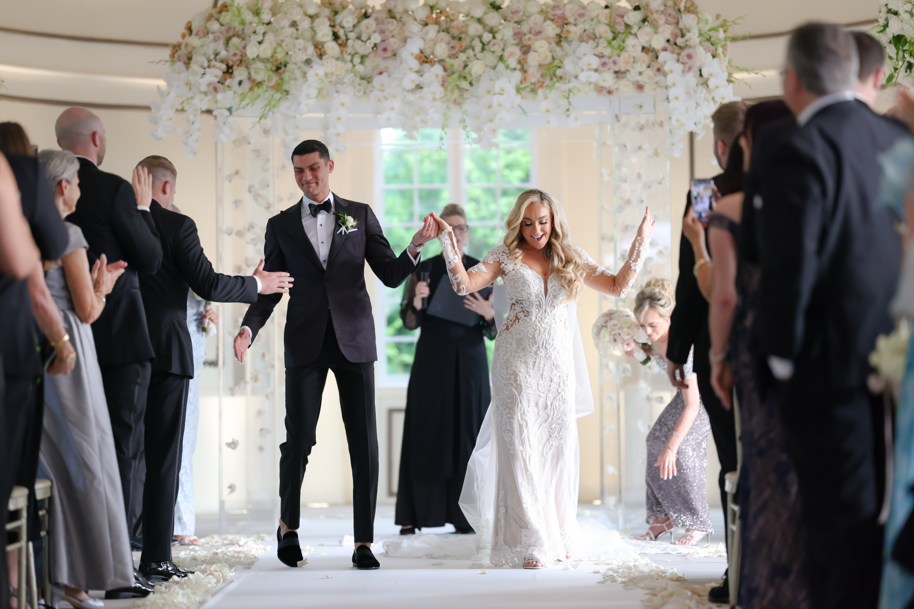 A Decade of Love Celebrated: Samantha and Michael's Grand Wedding at the Shadowbrook at Shrewsbury photo