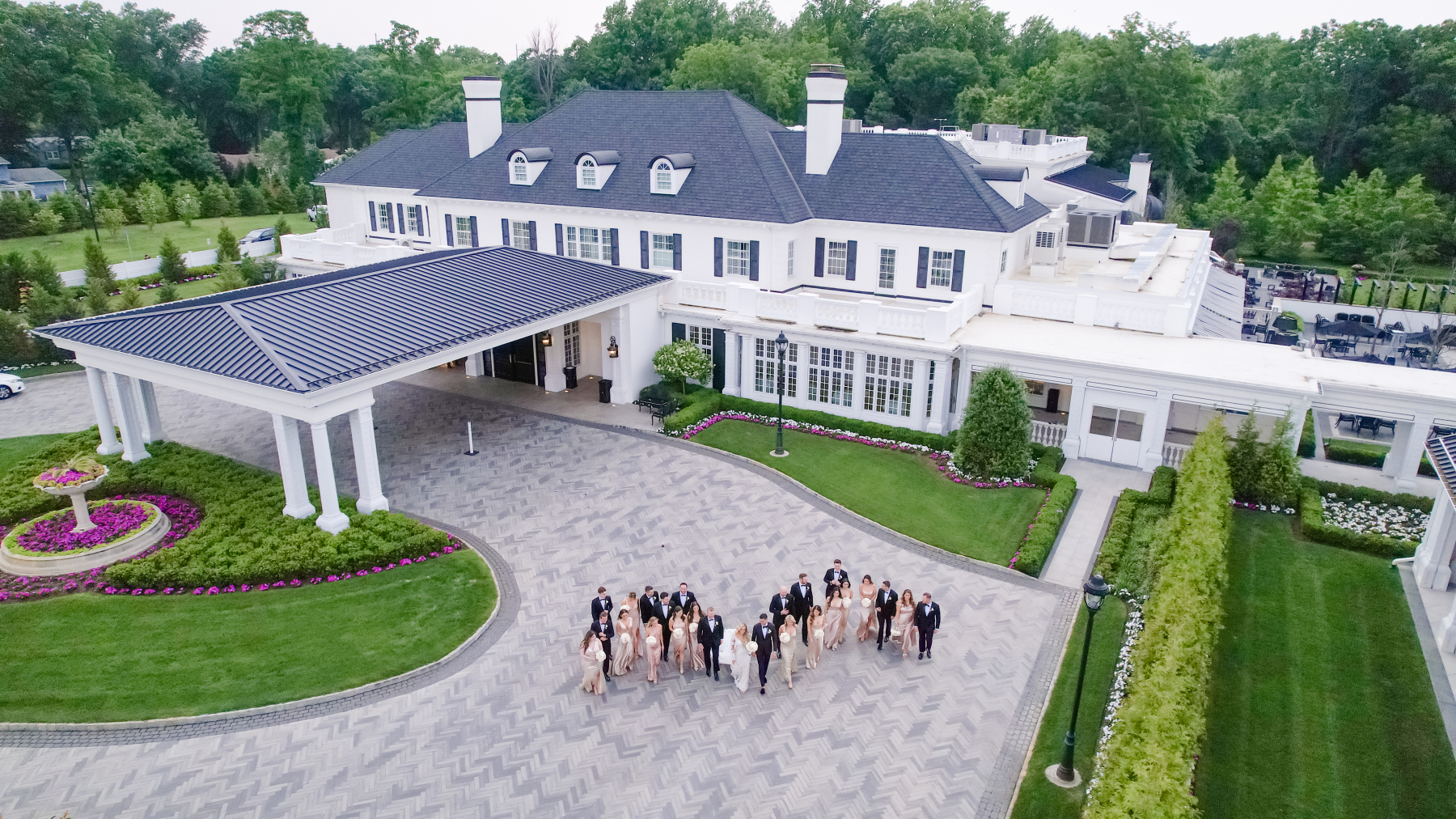 A Decade of Love Celebrated: Samantha and Michael's Grand Wedding at the Shadowbrook at Shrewsbury photo