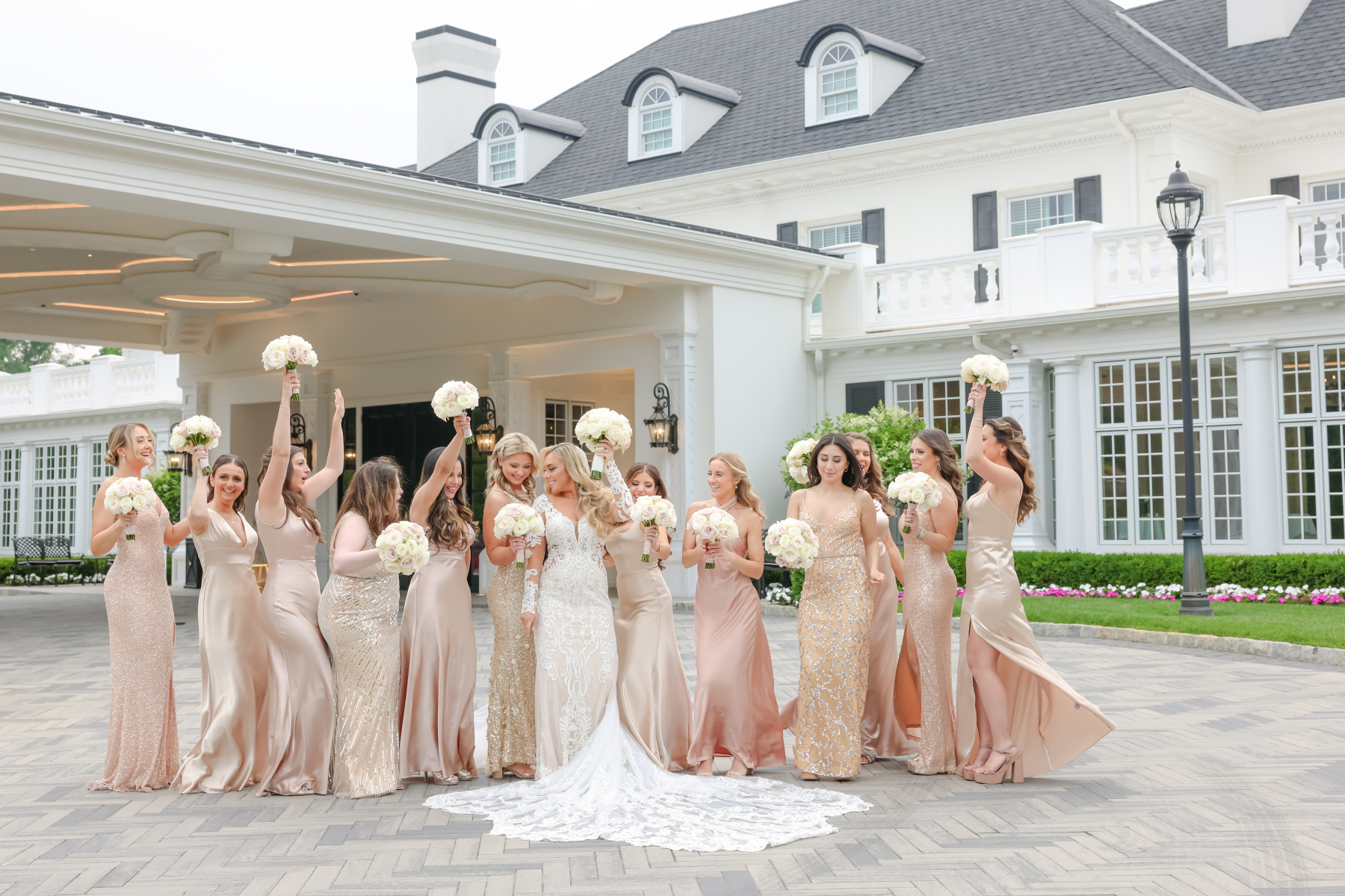 A Decade of Love Celebrated: Samantha and Michael's Grand Wedding at the Shadowbrook at Shrewsbury photo