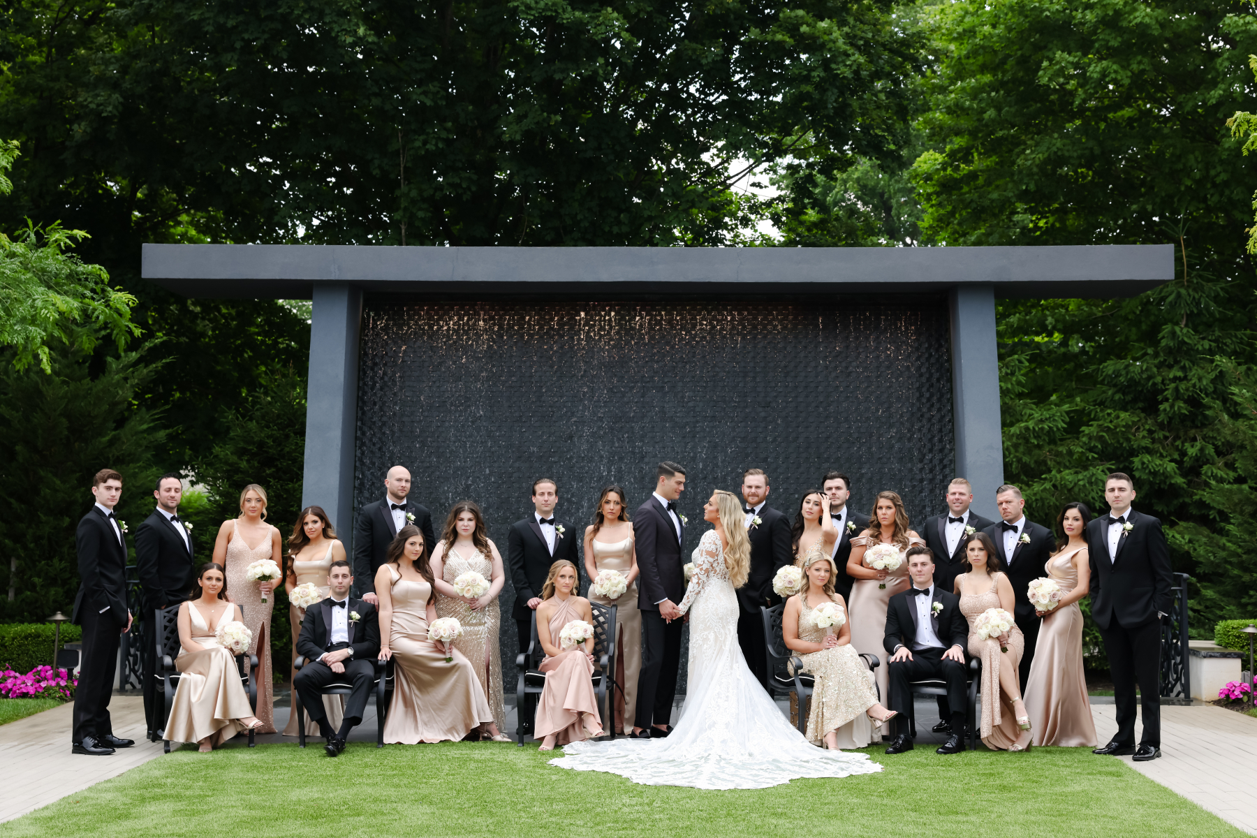 A Decade of Love Celebrated: Samantha and Michael's Grand Wedding at the Shadowbrook at Shrewsbury photo