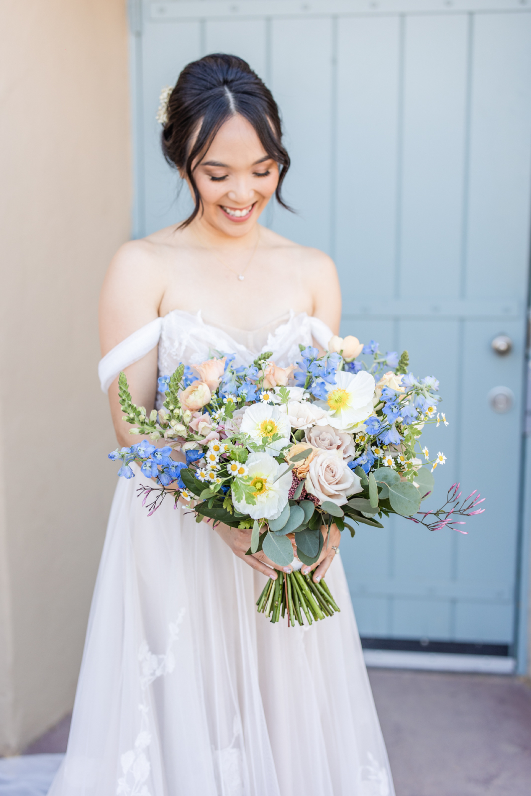 A Canvas of Love: Christie &amp; Yoskay's Pastel Dream Wedding at Desert Botanical Gardens photo