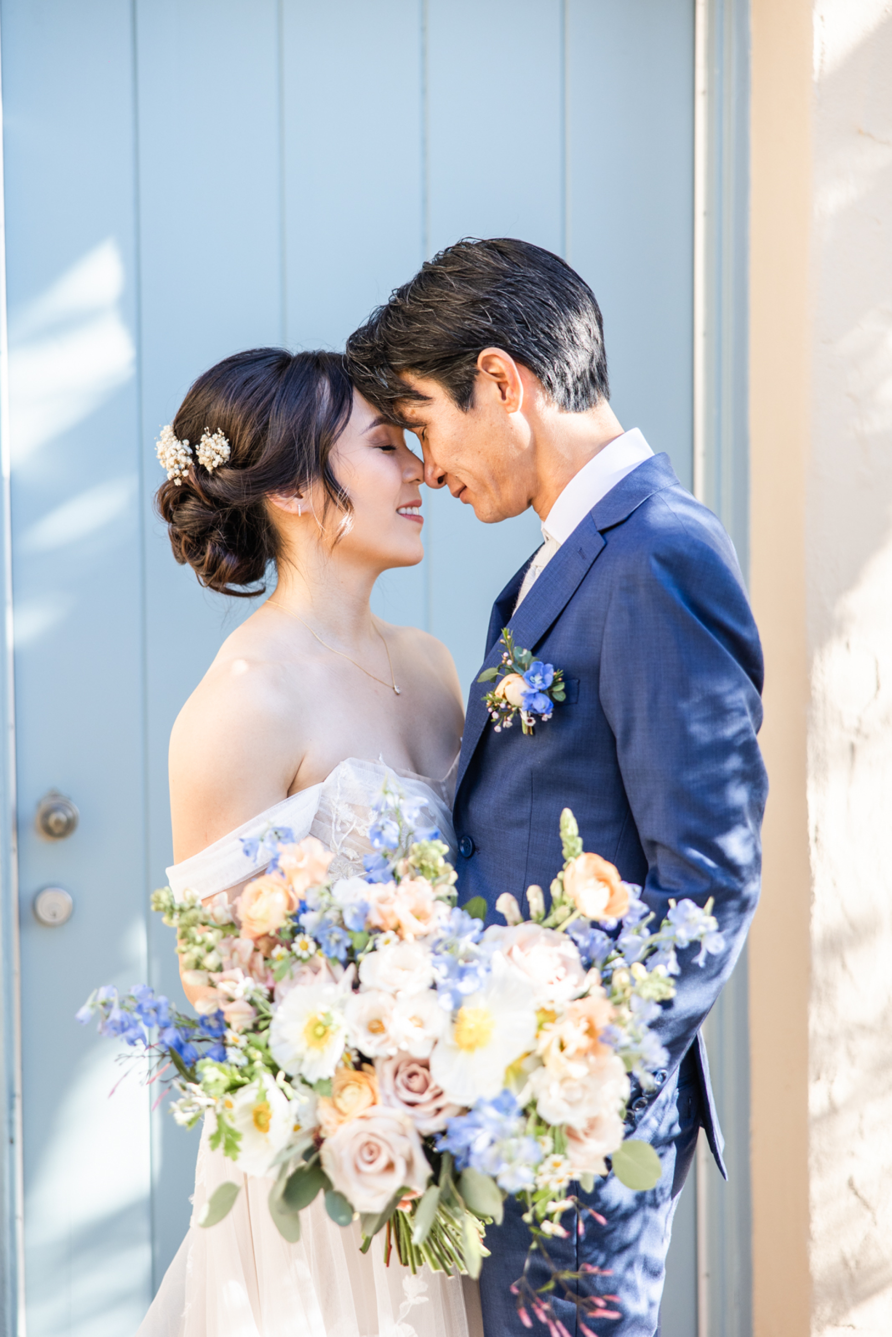 A Canvas of Love: Christie &amp; Yoskay's Pastel Dream Wedding at Desert Botanical Gardens photo