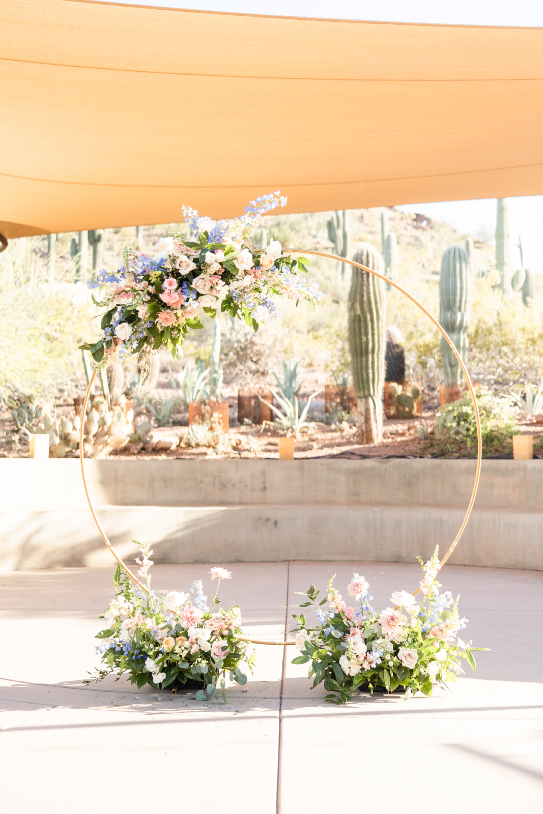 A Canvas of Love: Christie &amp; Yoskay's Pastel Dream Wedding at Desert Botanical Gardens photo