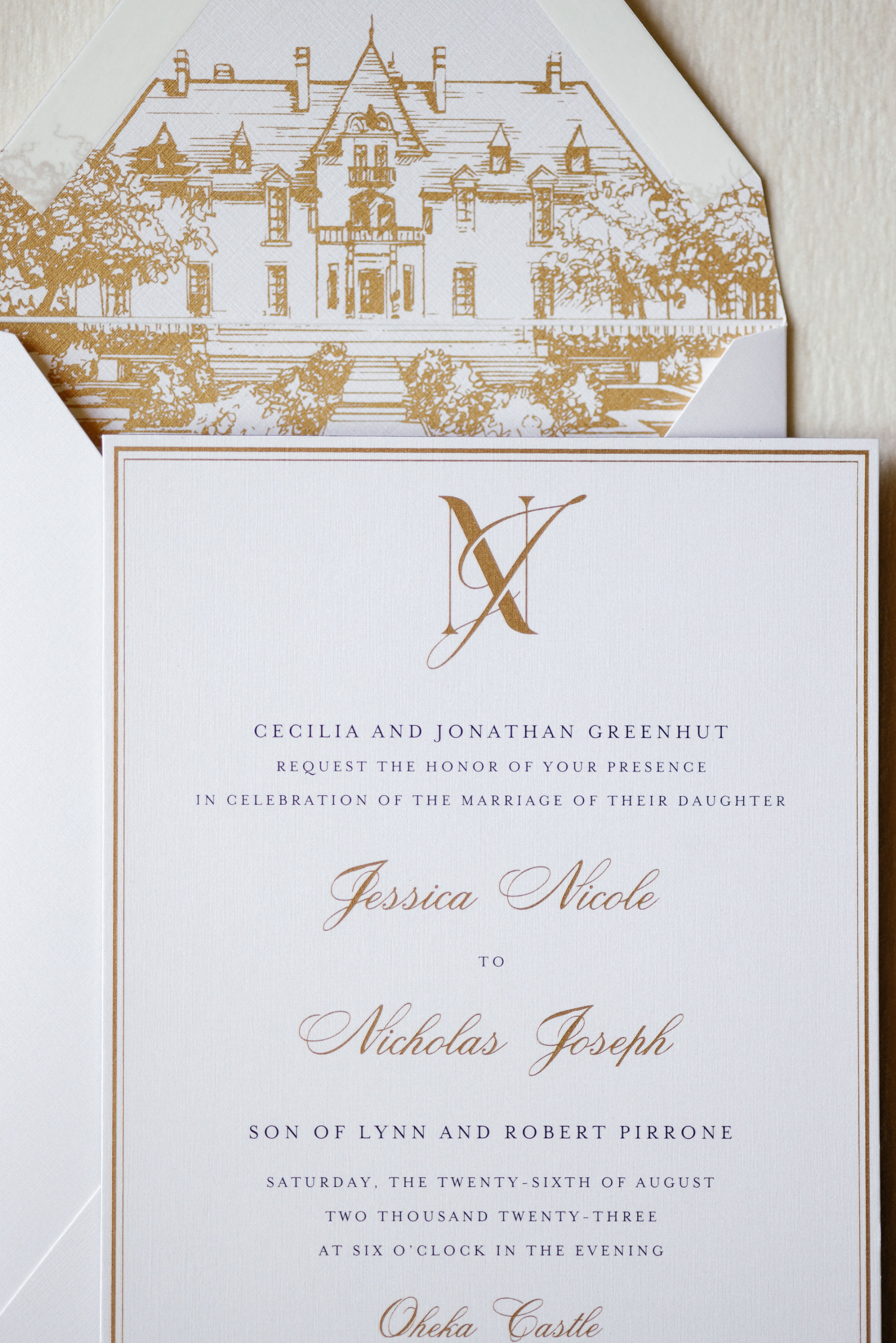 Destined at Oheka Castle: Jessica &amp; Nick's Tale of Timeless Romance photo