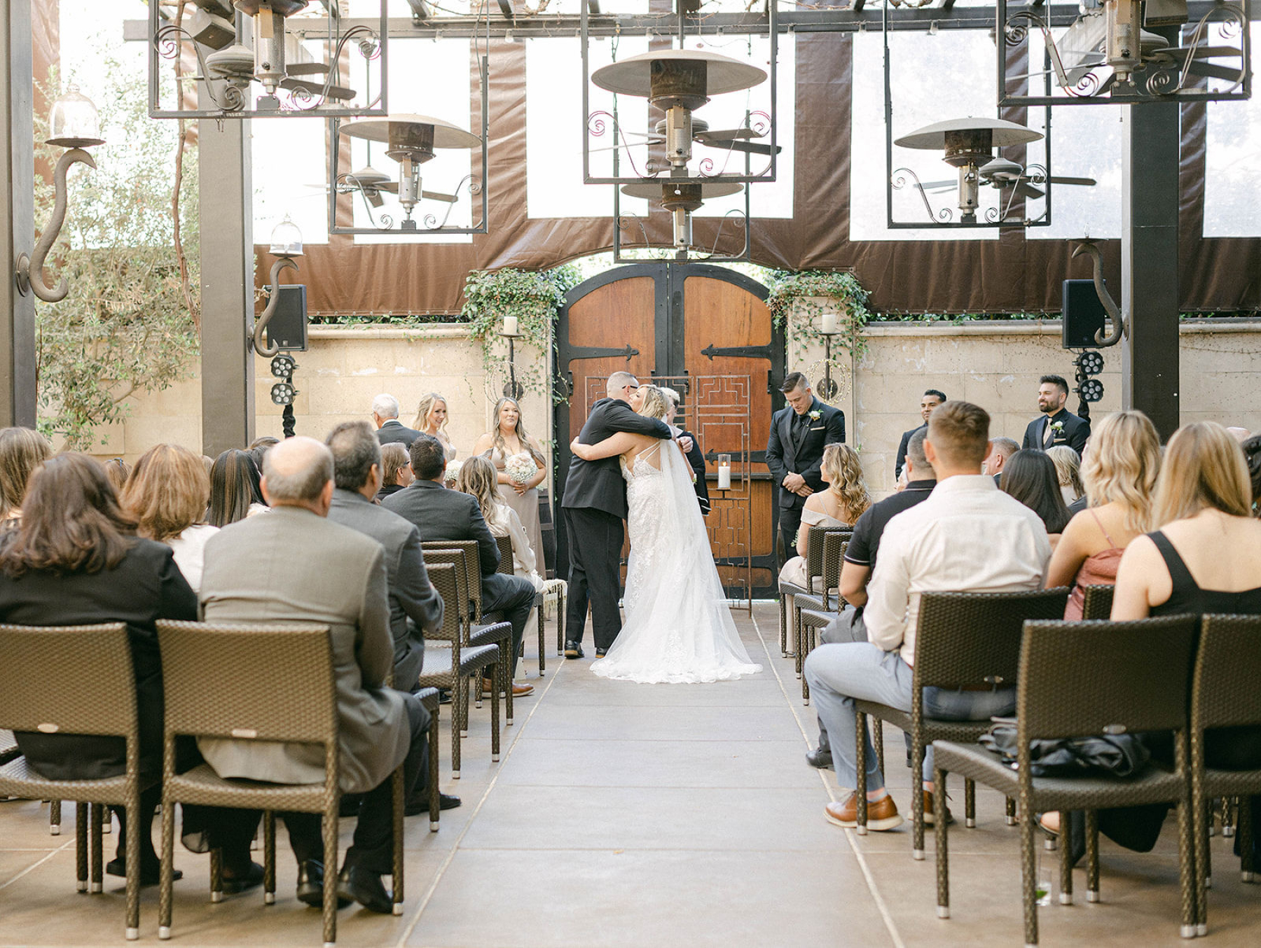Beneath the Galletto Lights: Celebrating Sarah &amp; Justin's Timeless Love photo