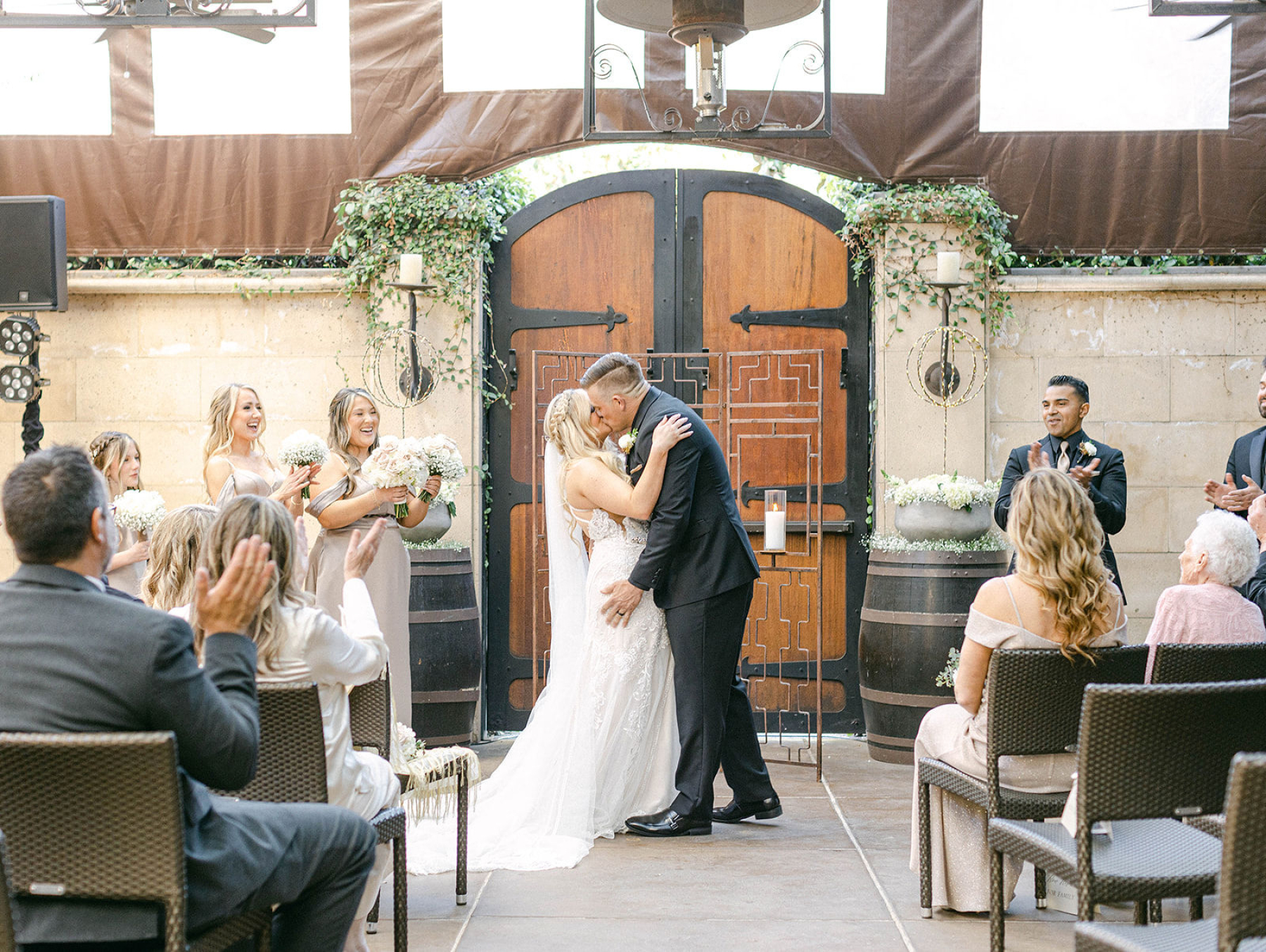Beneath the Galletto Lights: Celebrating Sarah &amp; Justin's Timeless Love photo
