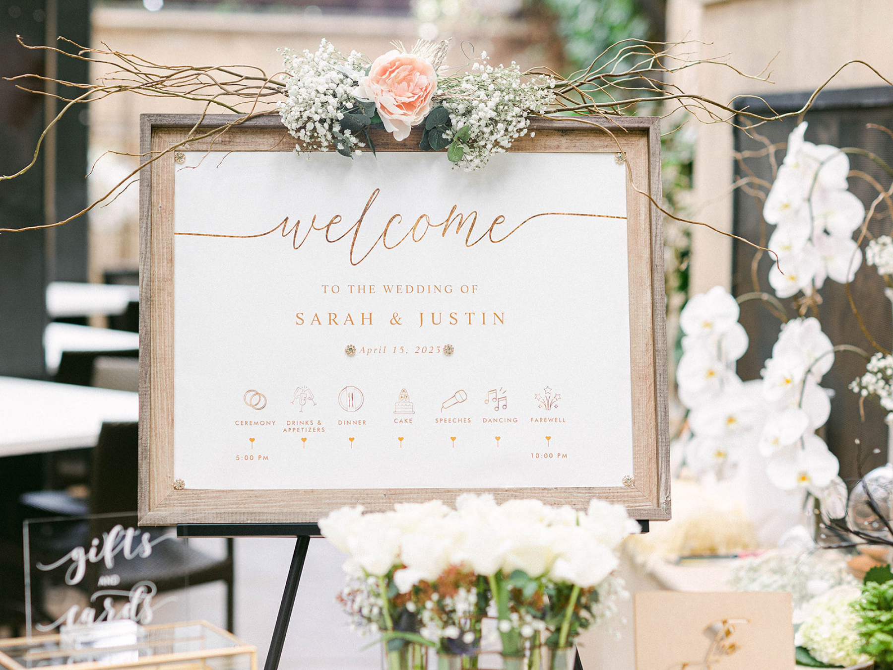 Beneath the Galletto Lights: Celebrating Sarah &amp; Justin's Timeless Love photo