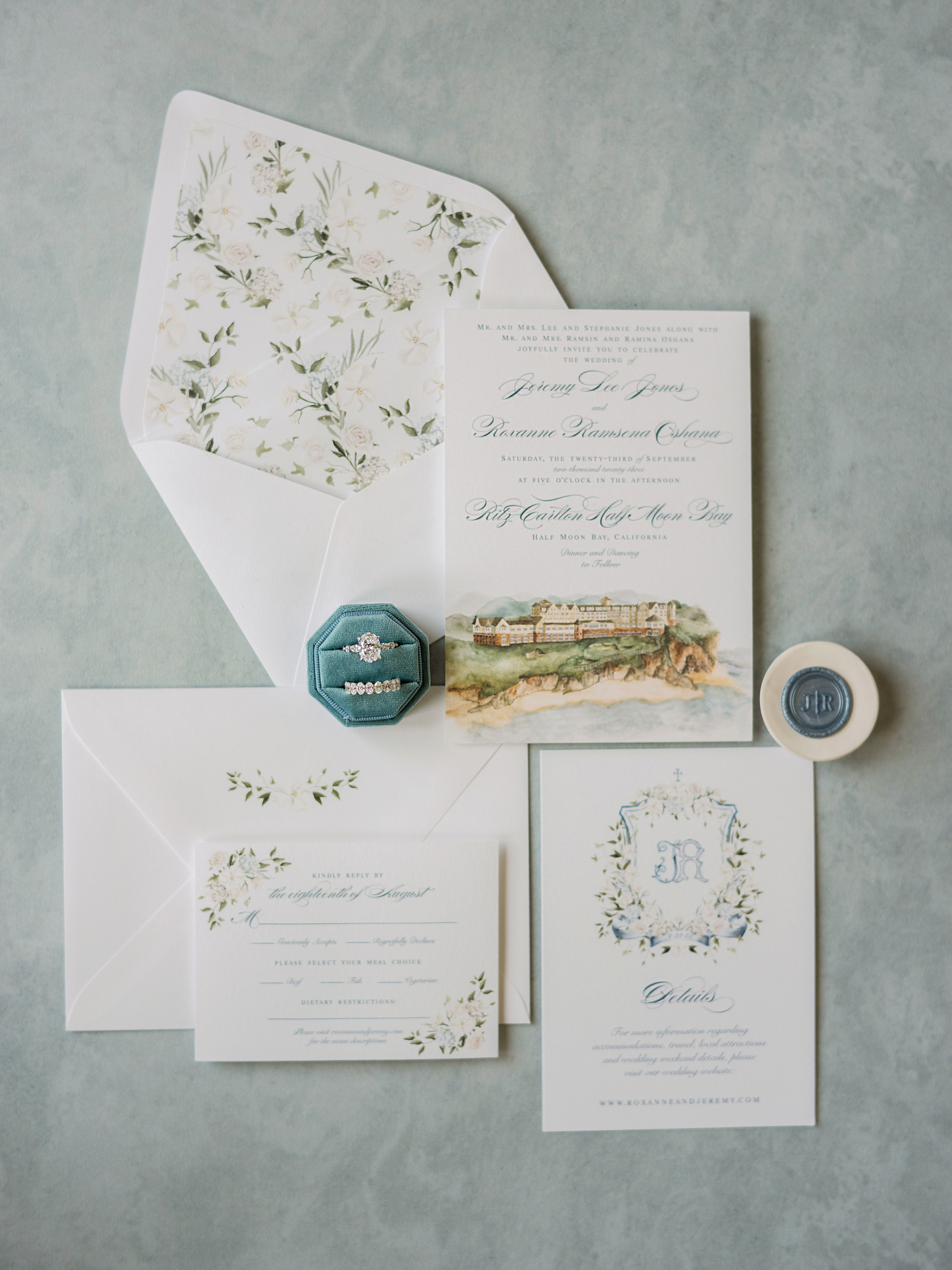 Roxanne &amp; Jeremy's Oceanfront I Do's at Ritz Carlton, Half Moon Bay photo