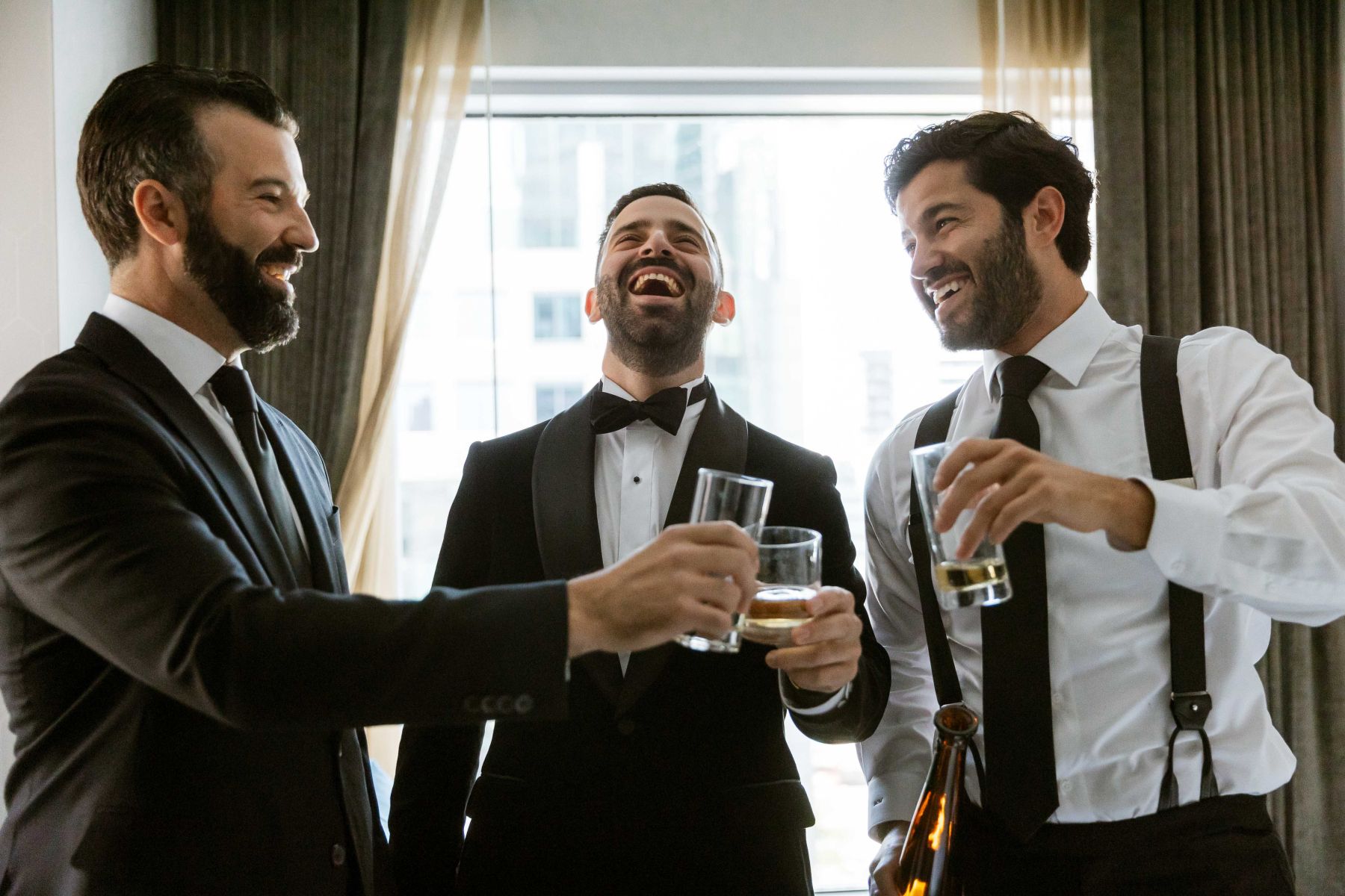 Champagne and Chandeliers: Ashley &amp; Samuel's Love Tale at One King West photo
