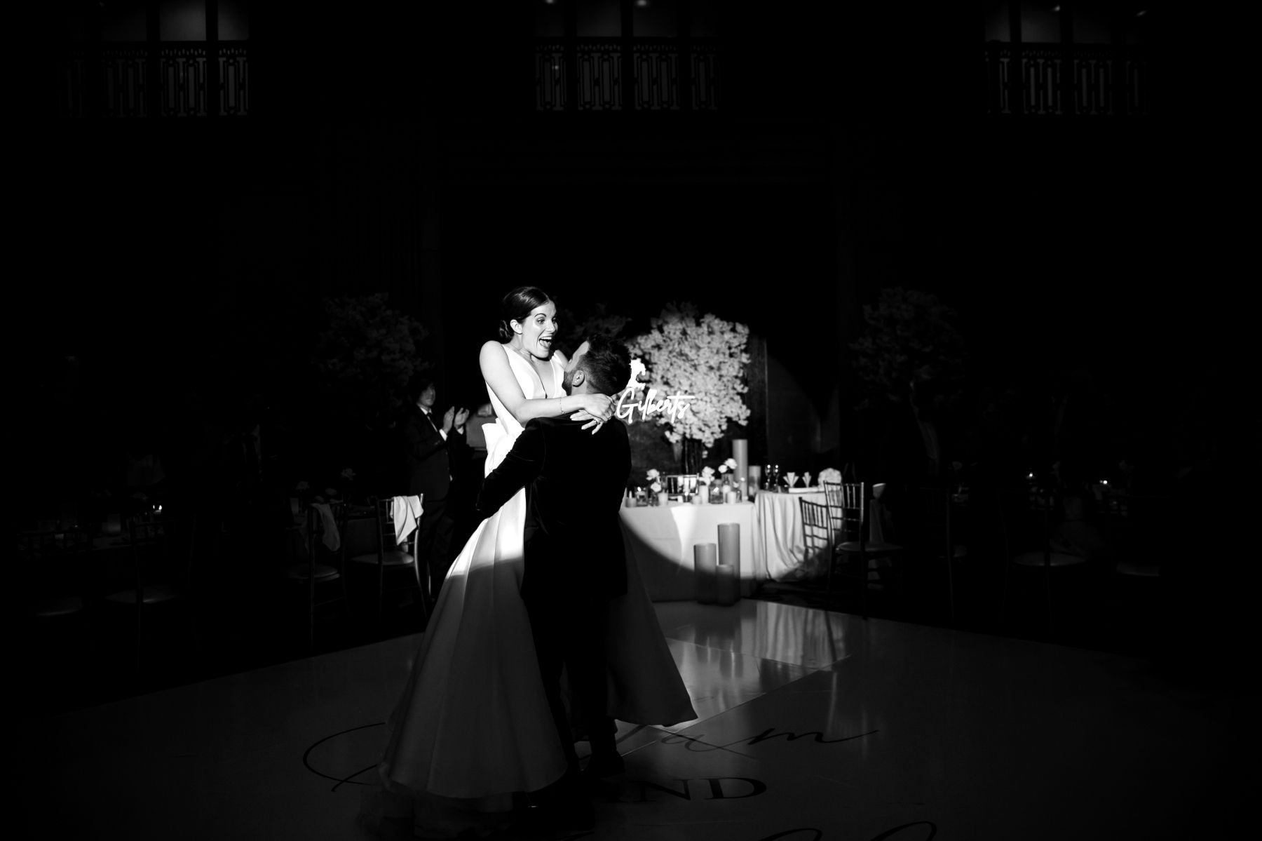 Champagne and Chandeliers: Ashley &amp; Samuel's Love Tale at One King West photo