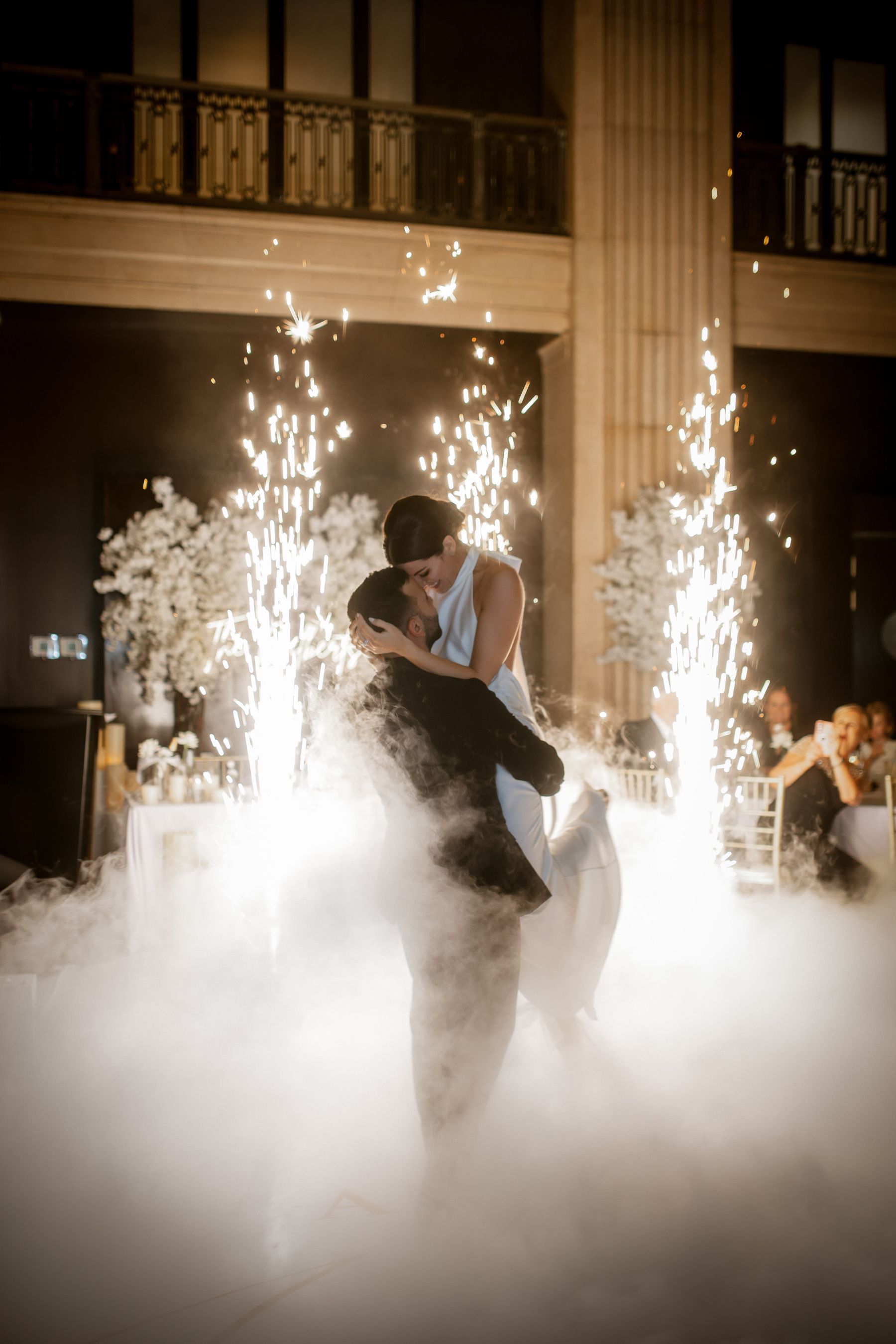 Champagne and Chandeliers: Ashley &amp; Samuel's Love Tale at One King West photo
