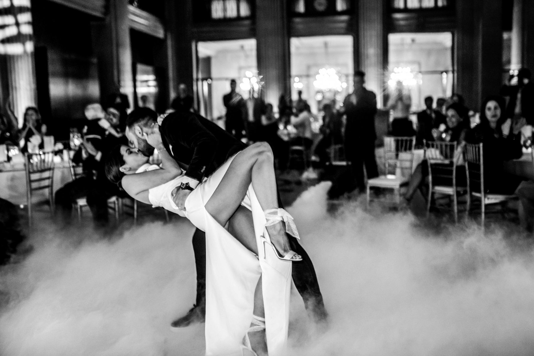 Champagne and Chandeliers: Ashley &amp; Samuel's Love Tale at One King West photo