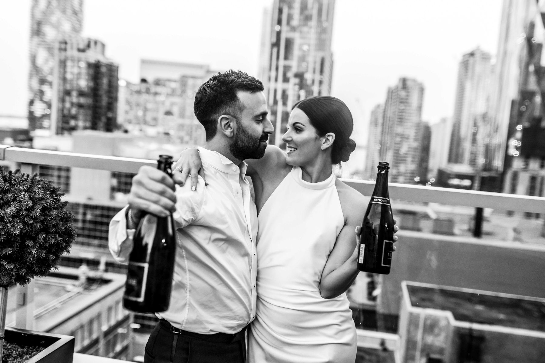 Champagne and Chandeliers: Ashley &amp; Samuel's Love Tale at One King West photo