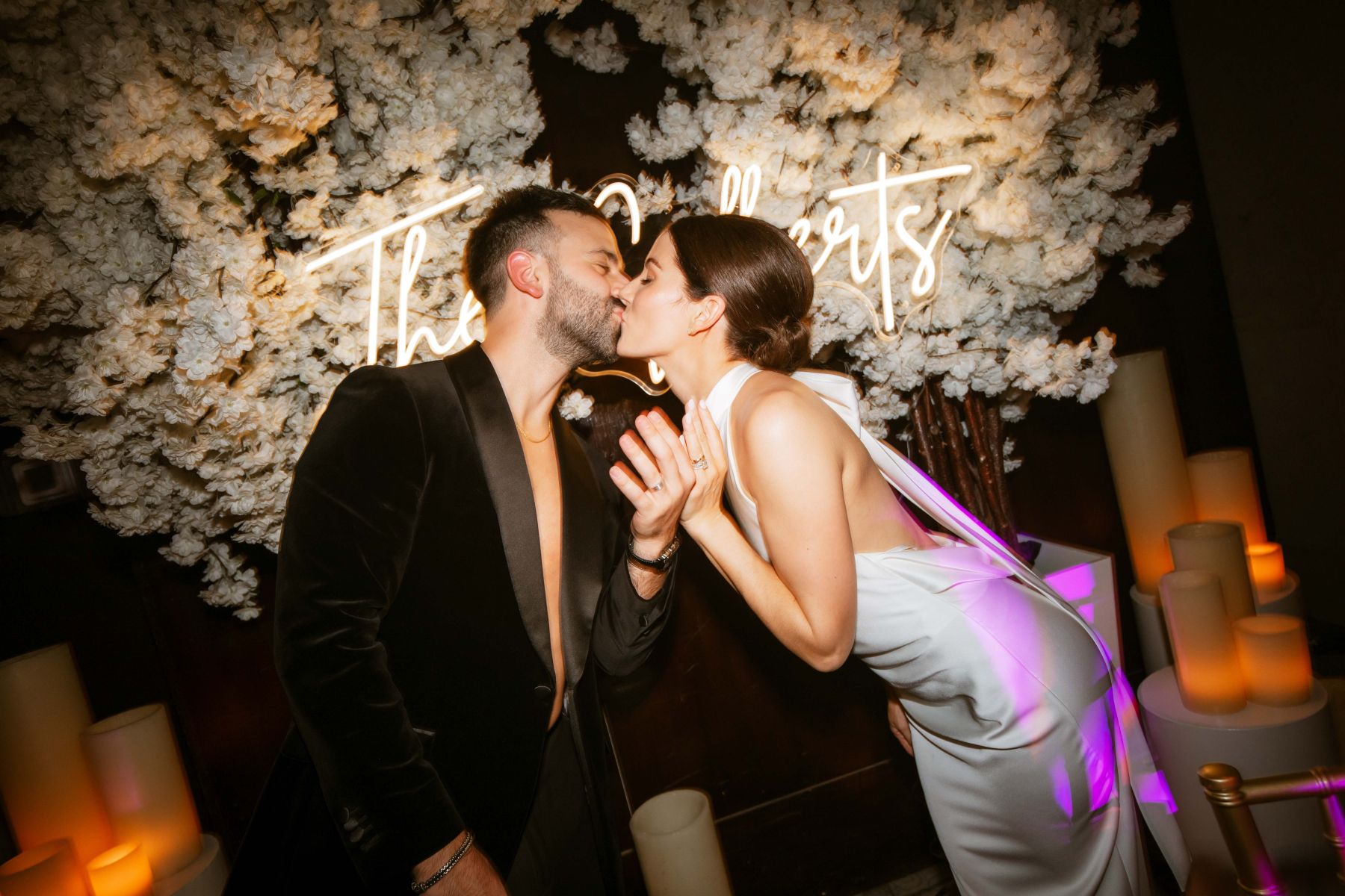 Champagne and Chandeliers: Ashley &amp; Samuel's Love Tale at One King West photo