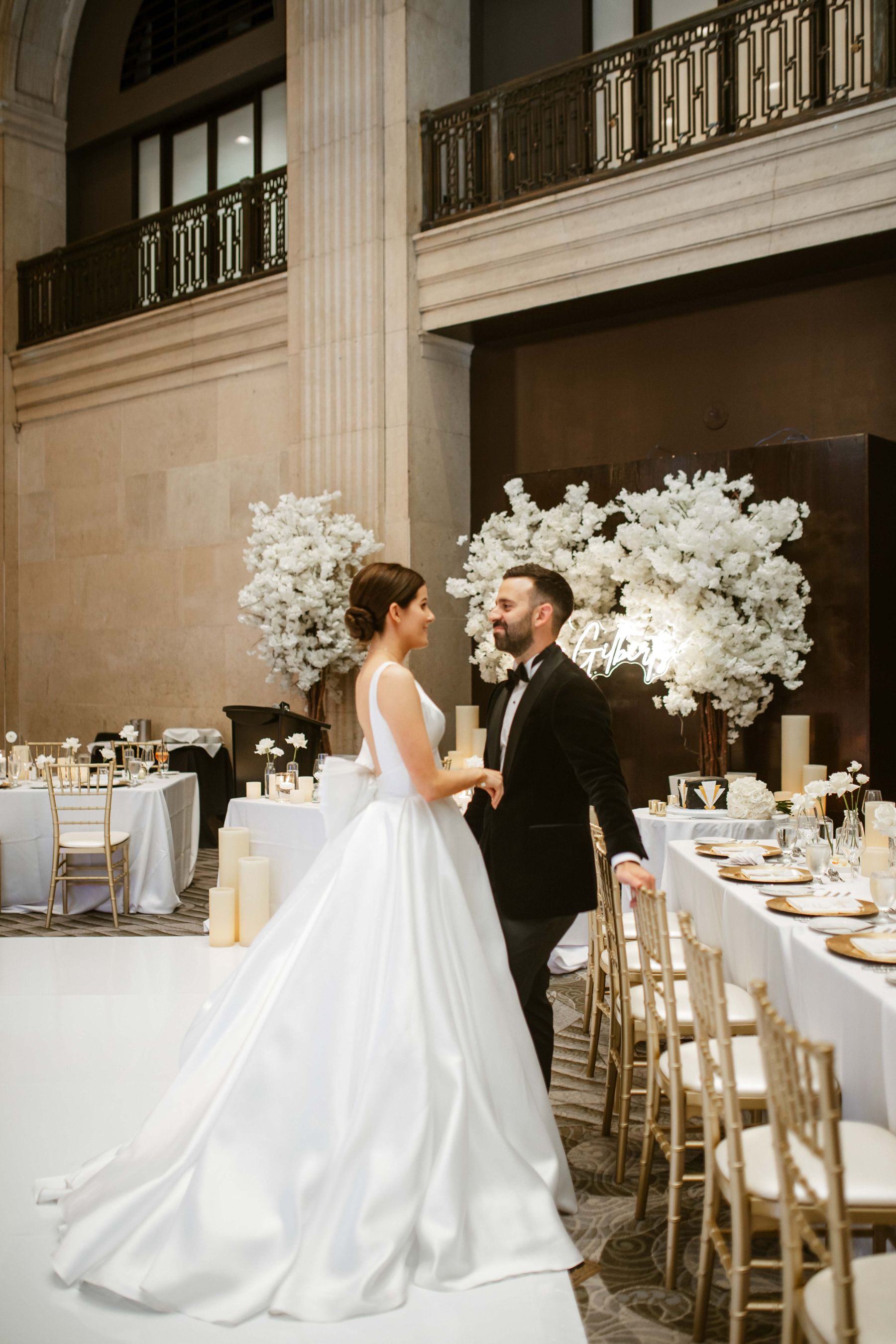 Champagne and Chandeliers: Ashley &amp; Samuel's Love Tale at One King West photo