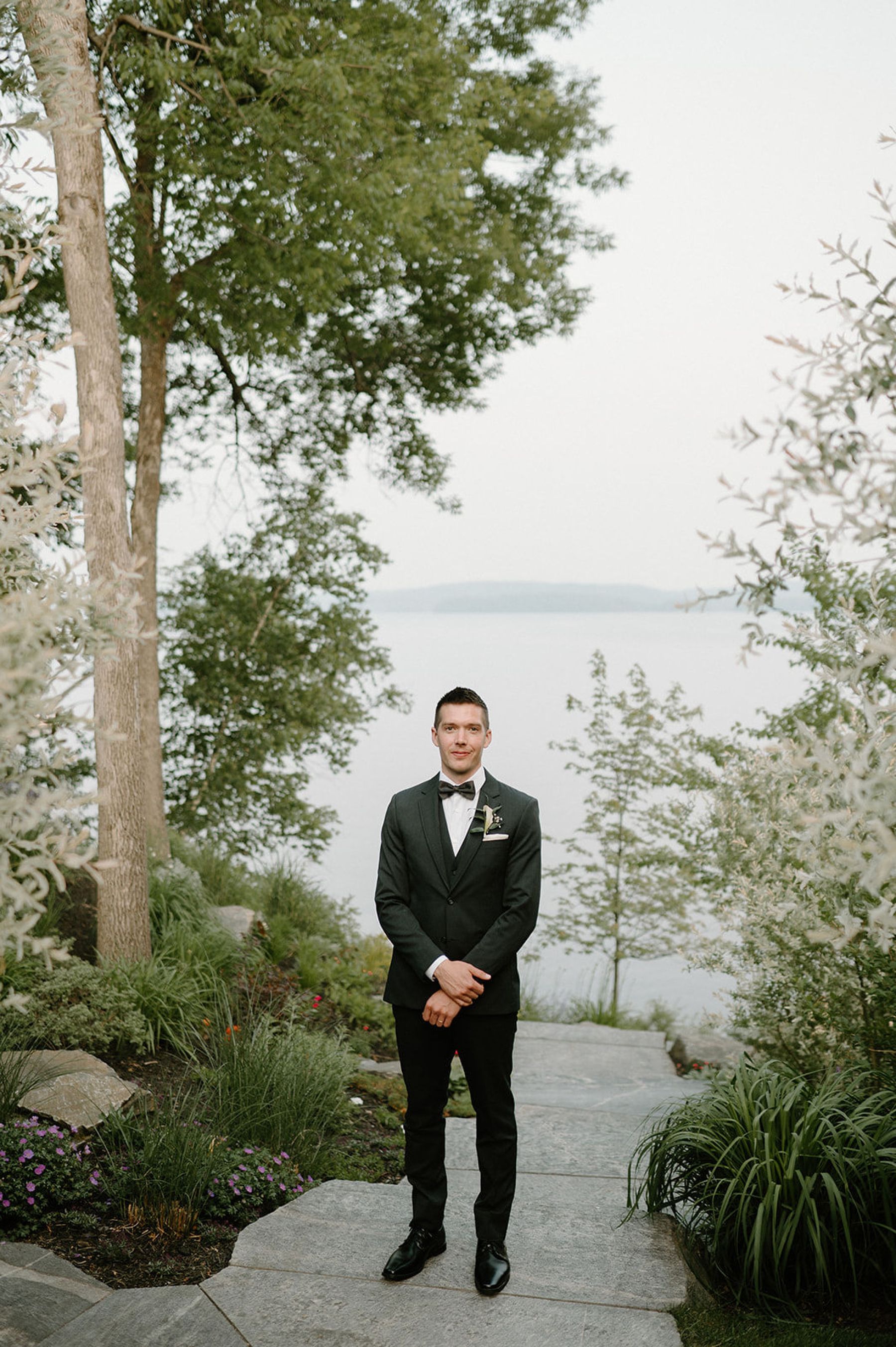 Tender Moments: Sara &amp; Alex’s Dreamy Day at Parents House on Lake Vernon photo