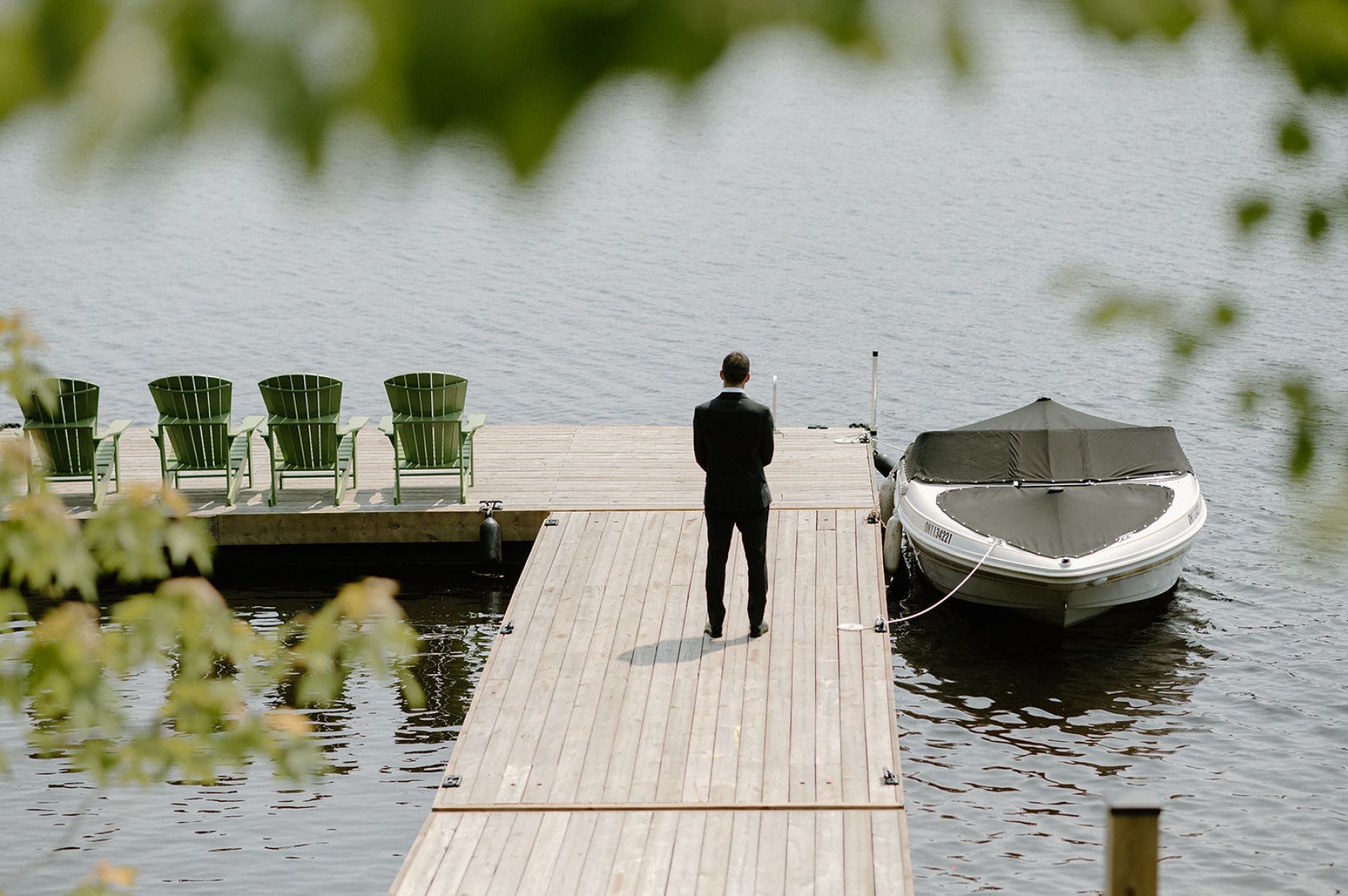 Tender Moments: Sara &amp; Alex’s Dreamy Day at Parents House on Lake Vernon photo