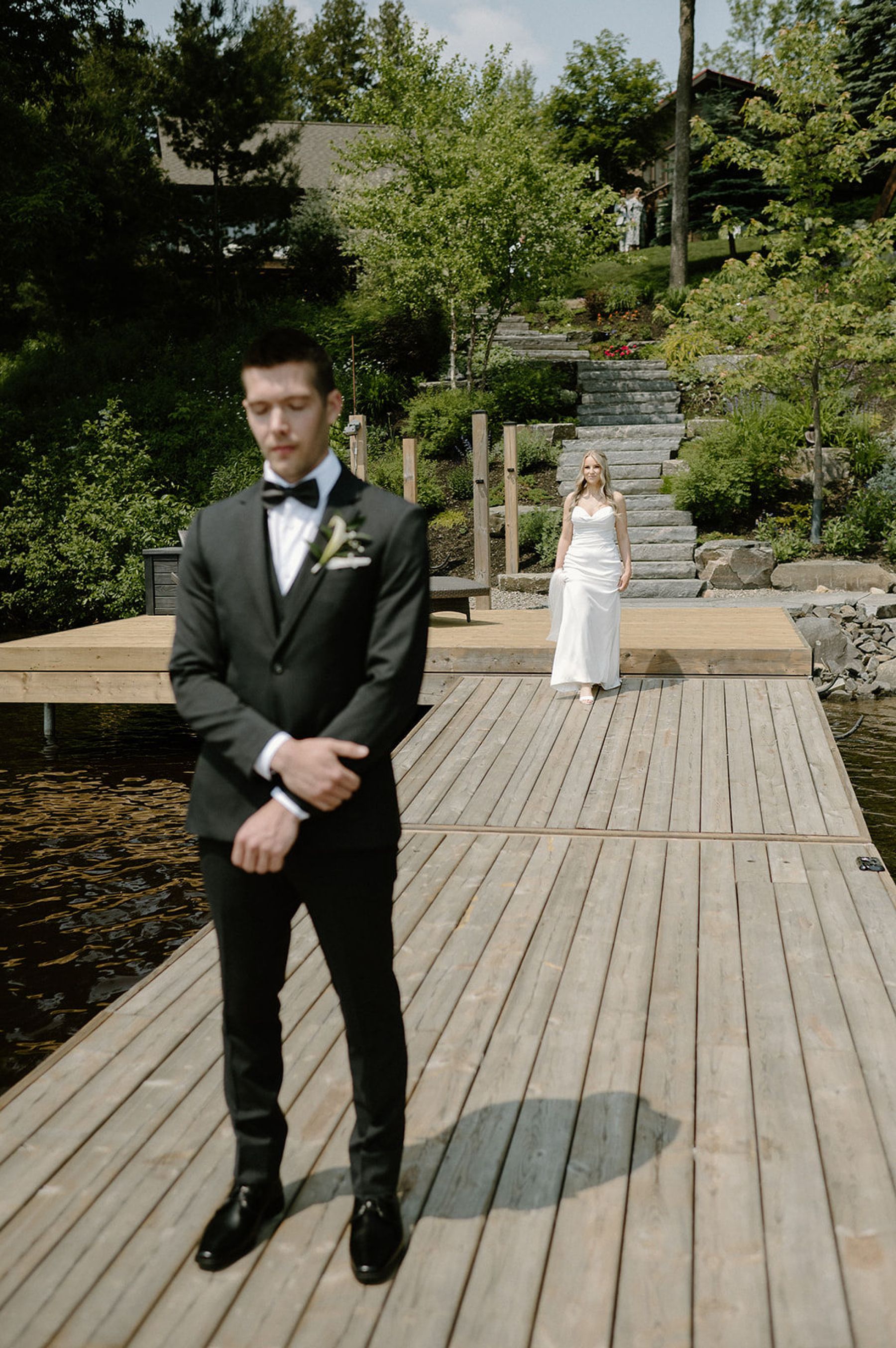 Tender Moments: Sara &amp; Alex’s Dreamy Day at Parents House on Lake Vernon photo